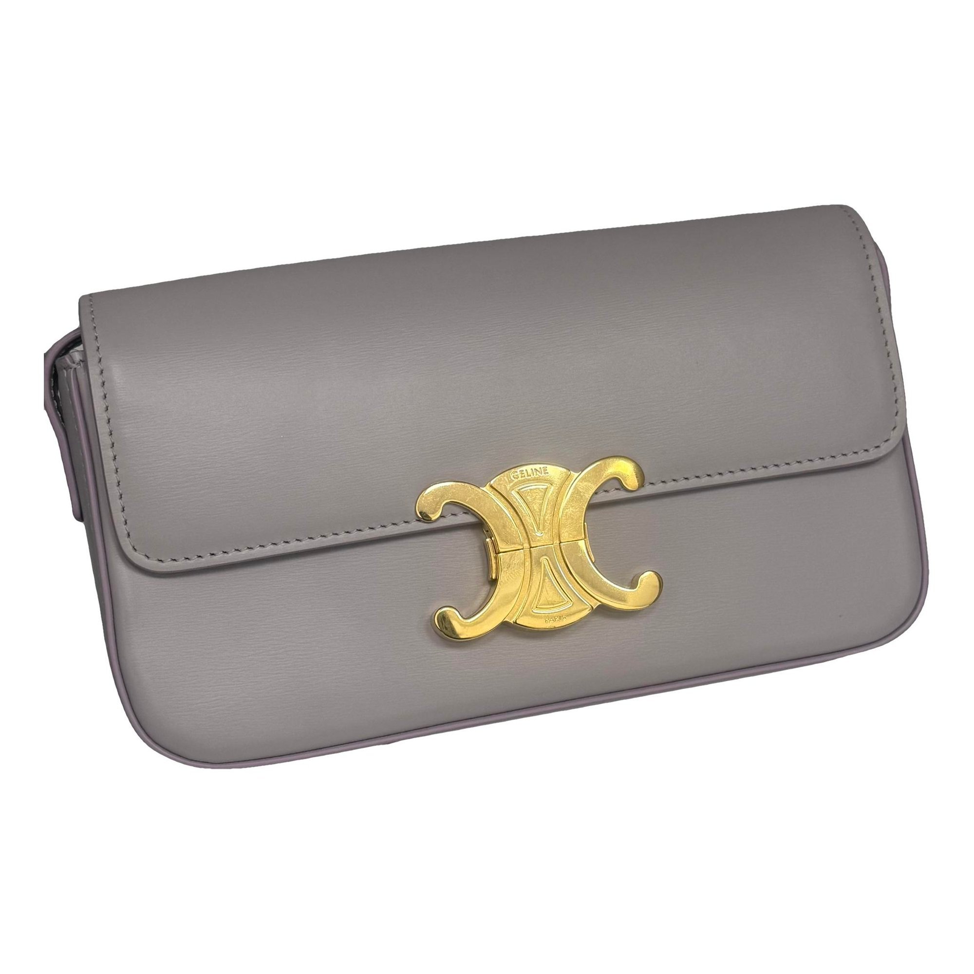 Triomphe Long leather handbag
