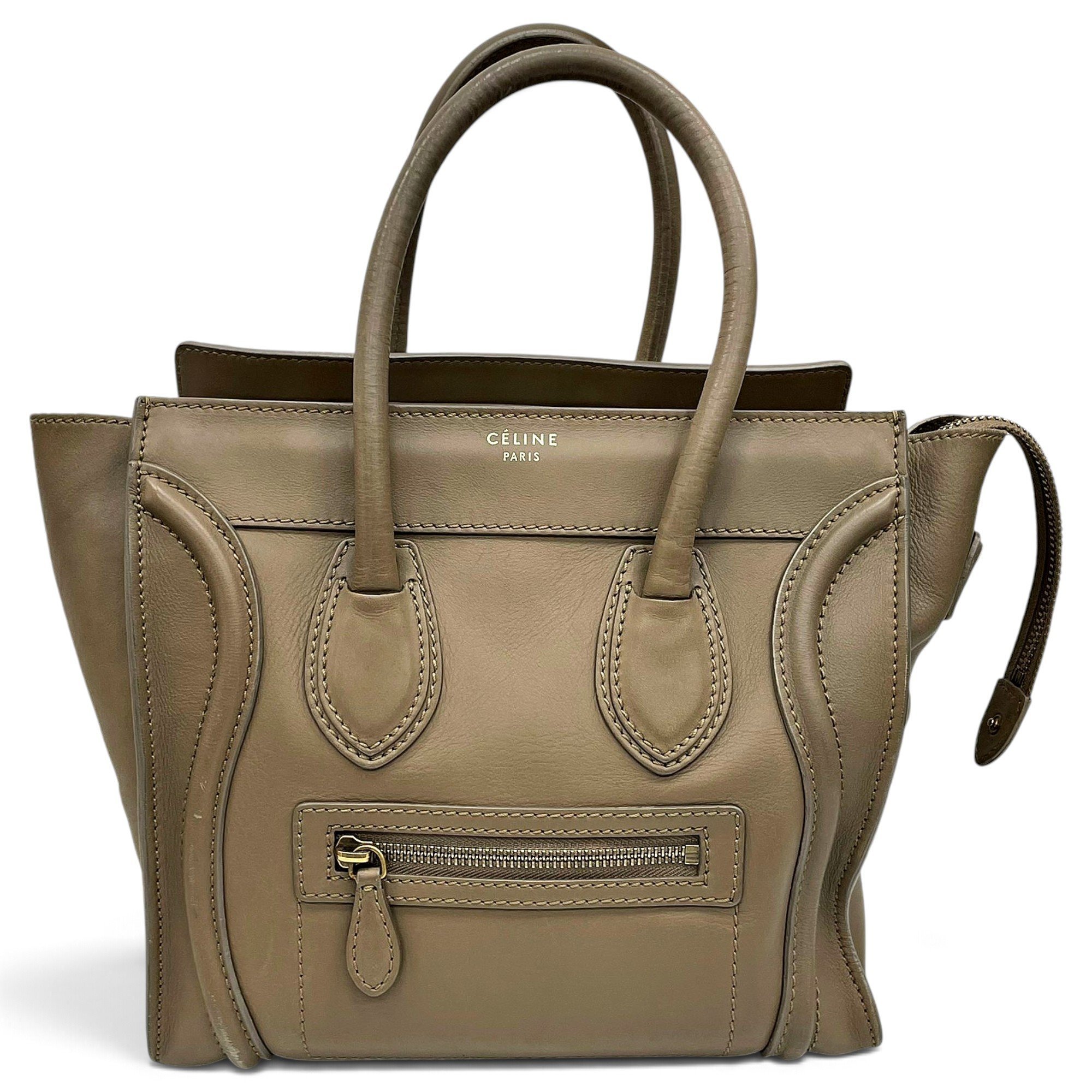 Luggage leather handbag
