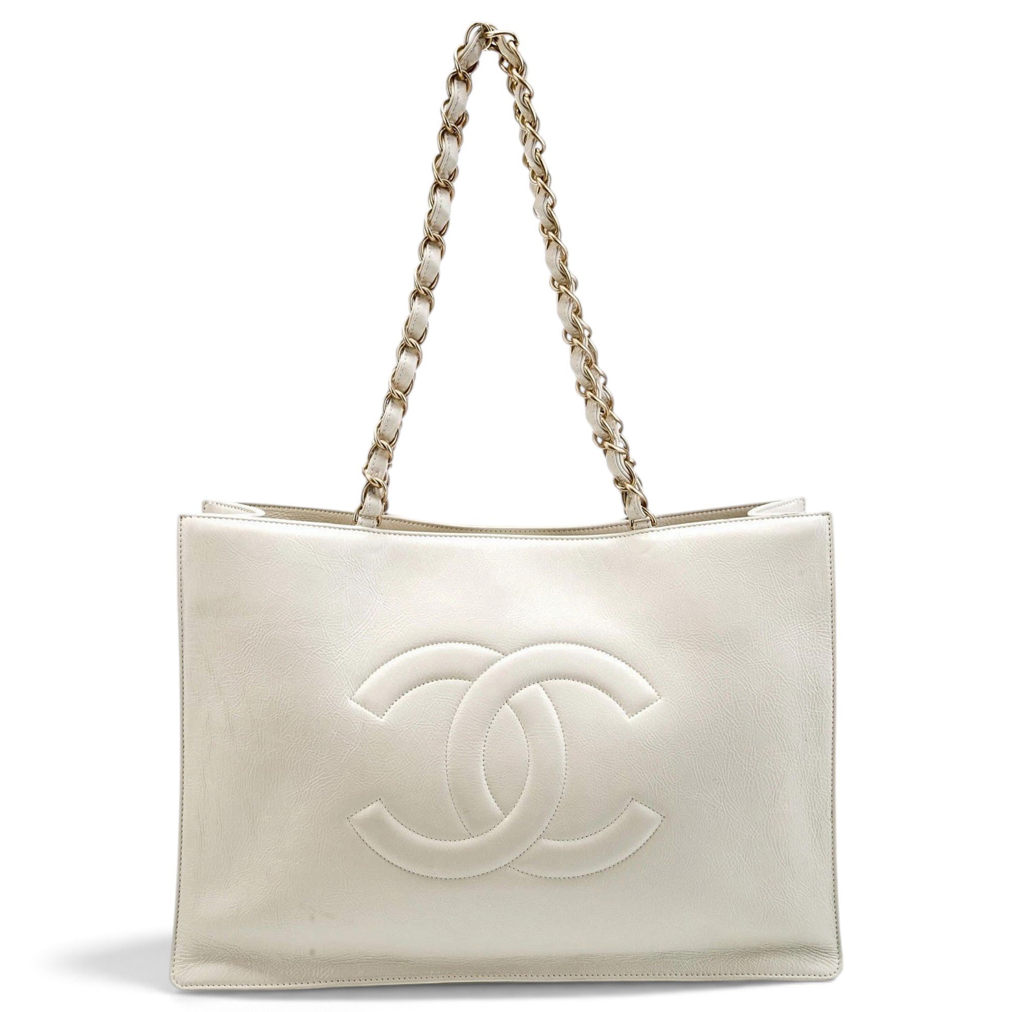Leather tote