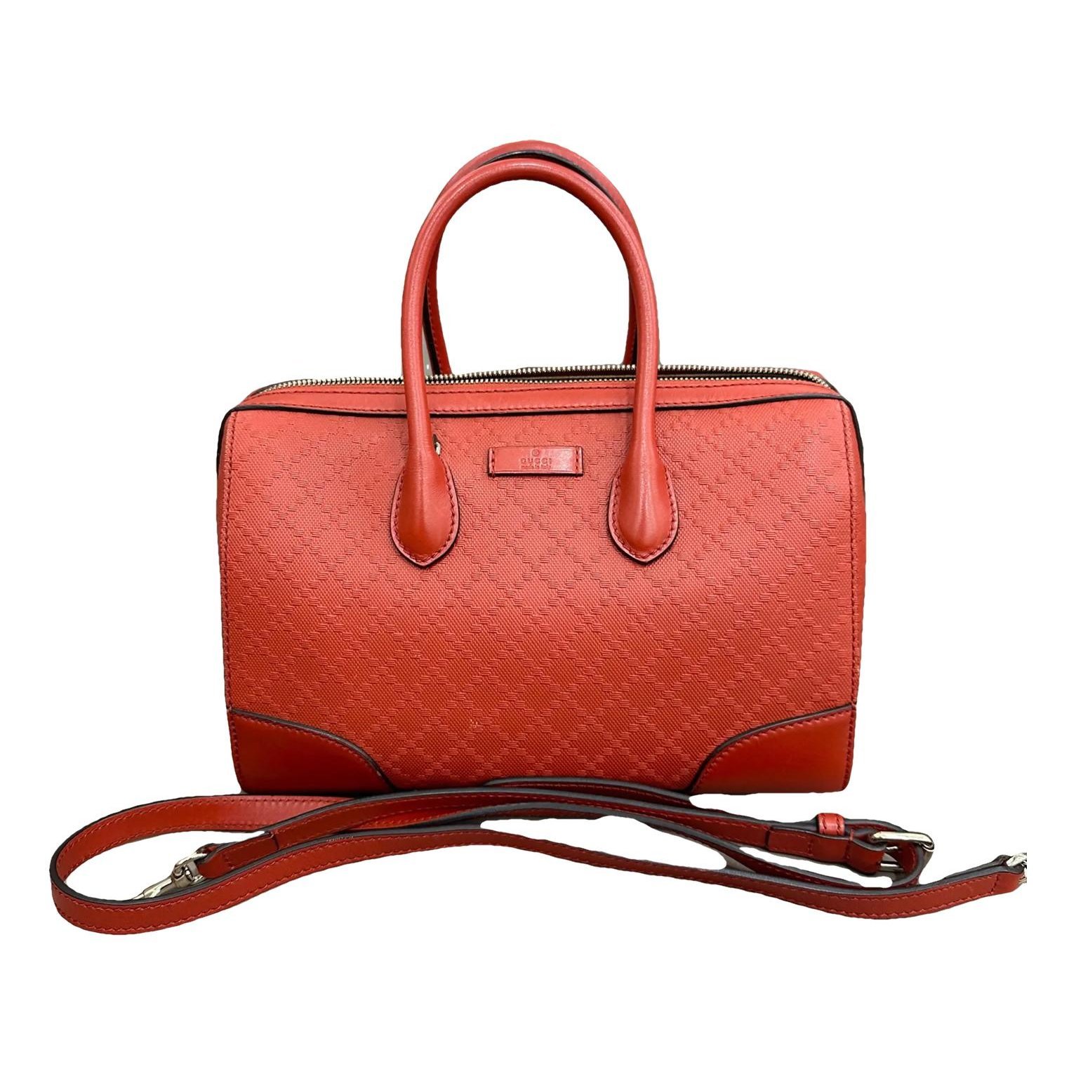 Boston leather handbag