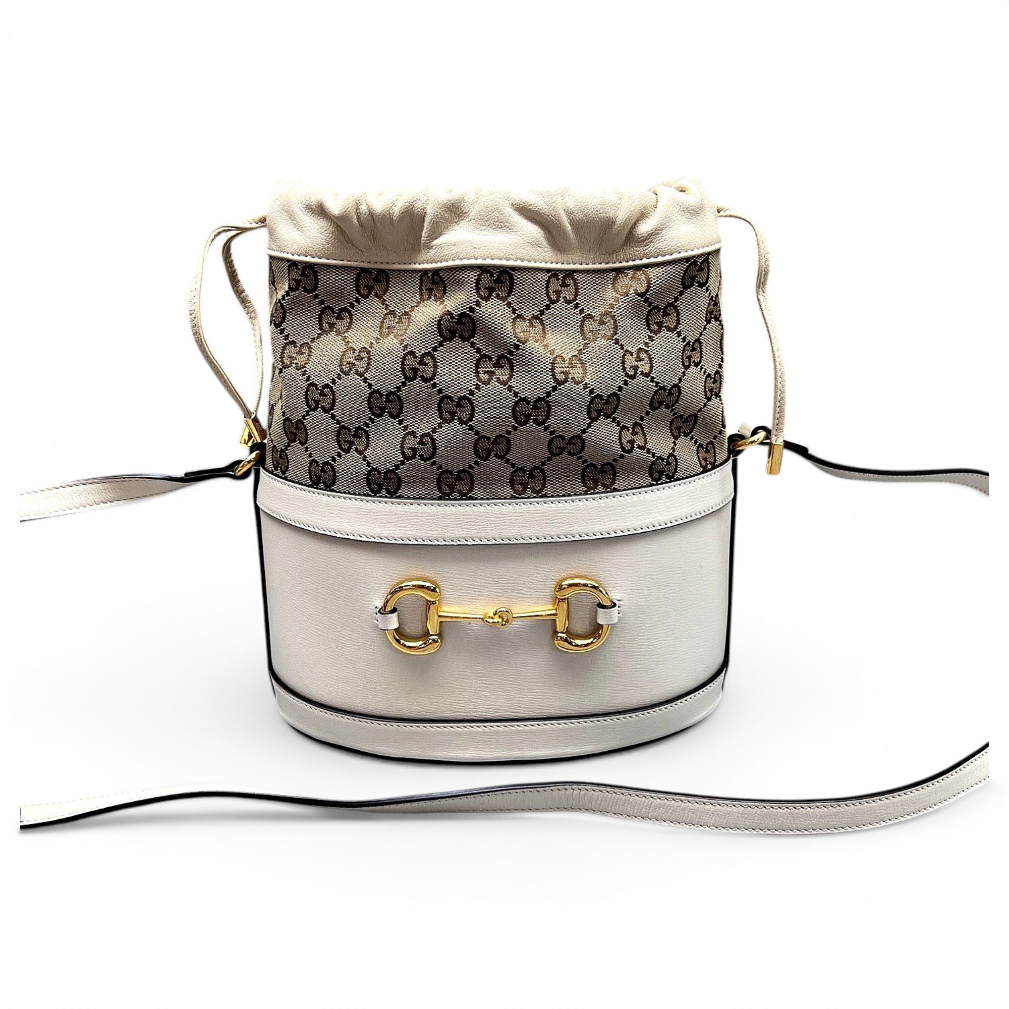 Horsebit 1955 Bucket leather handbag