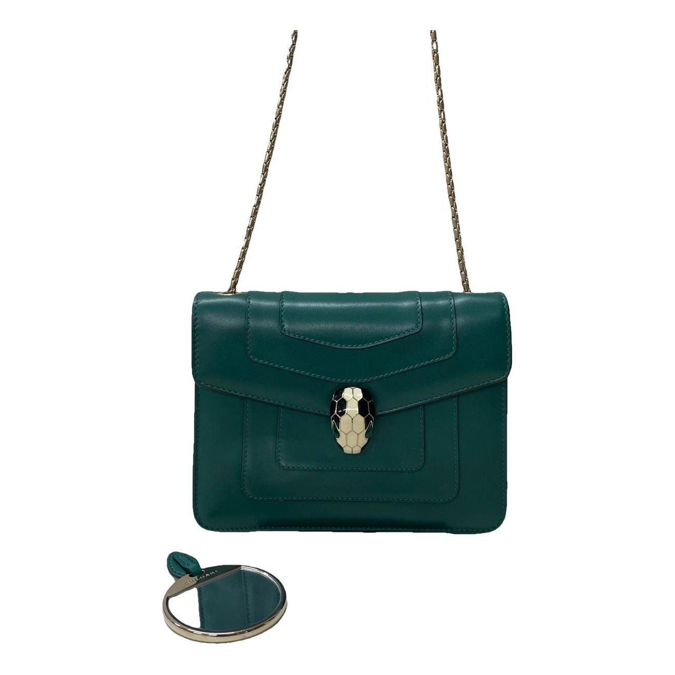 Serpenti leather handbag