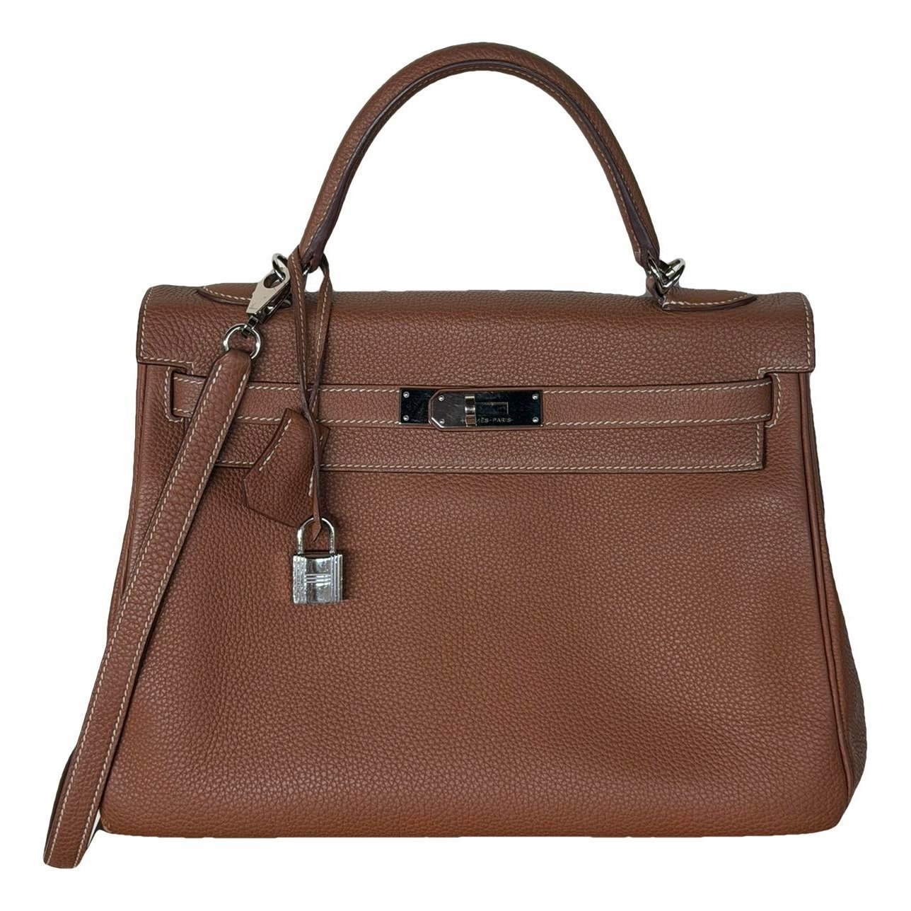 Hermes Kelly 32 Handbag Gold Togo Leather 2020