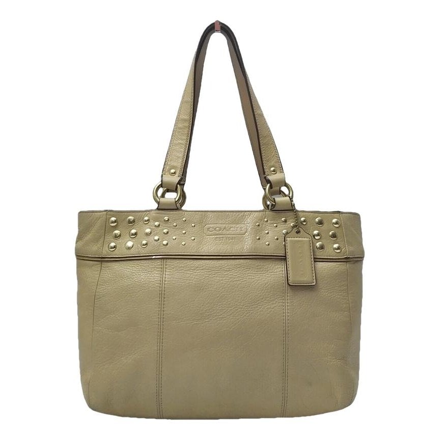 Leather tote