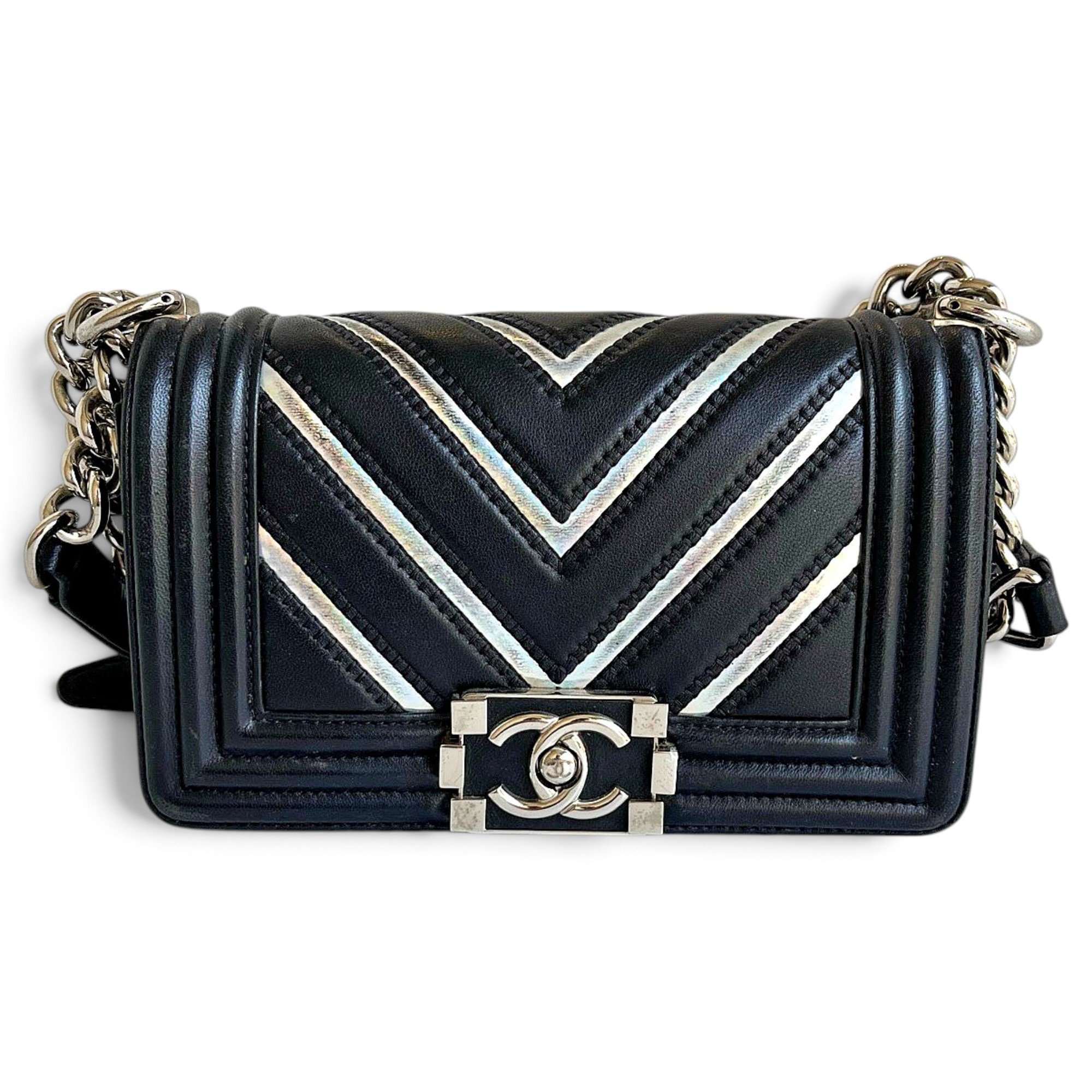 Boy leather crossbody bag
