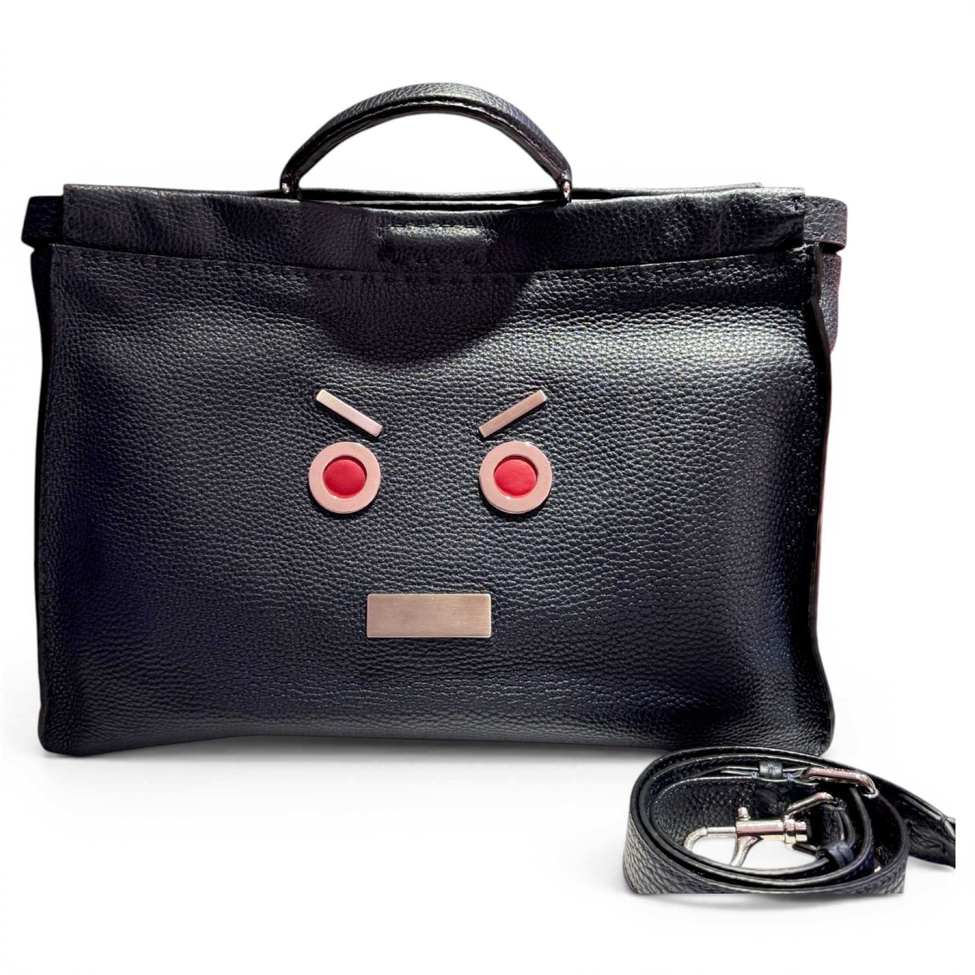 Peekaboo leather handbag