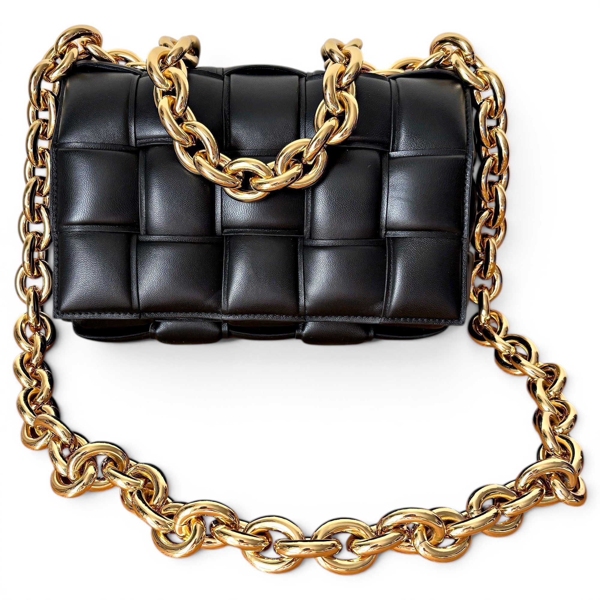 Chain Cassette leather handbag