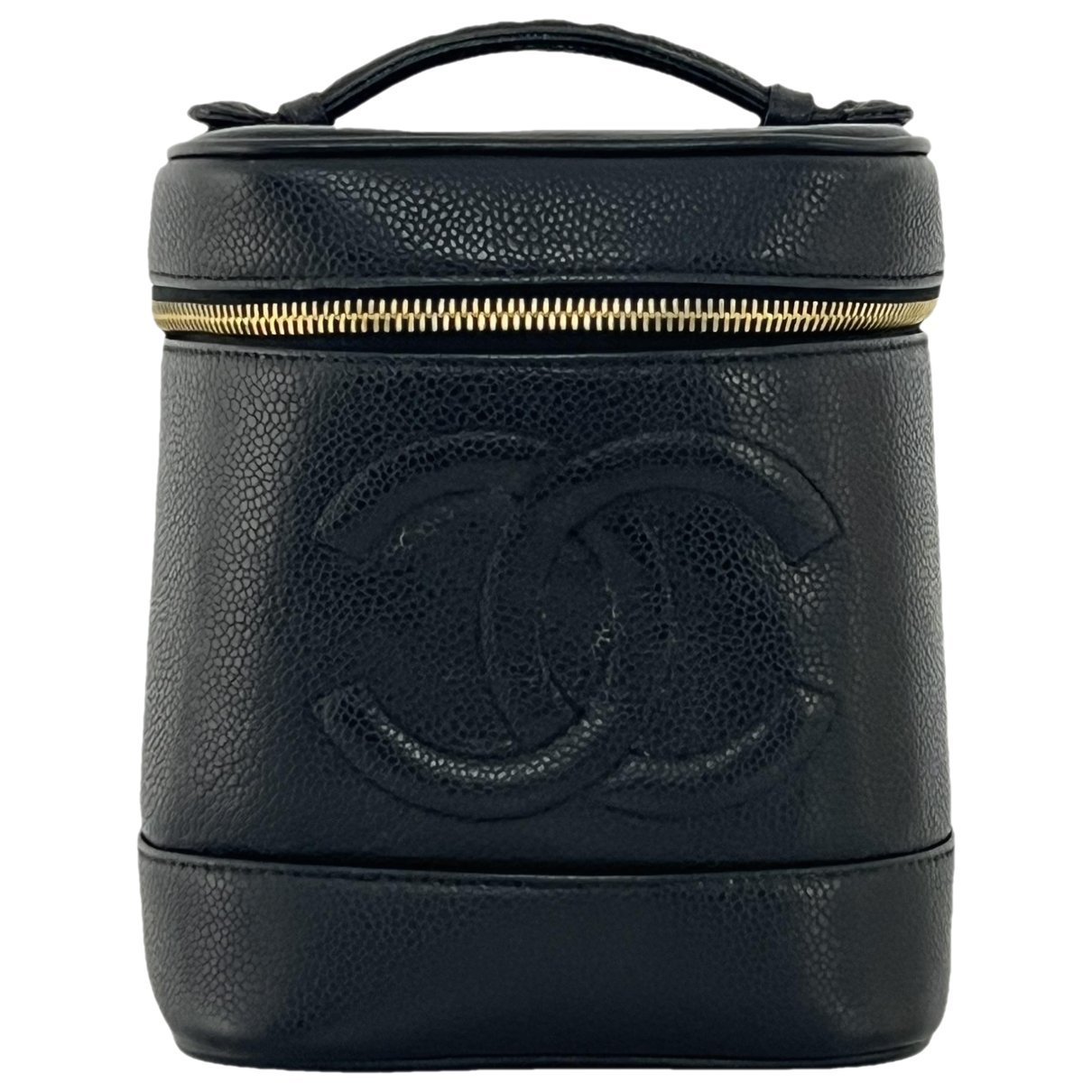 Vanity leather handbag
