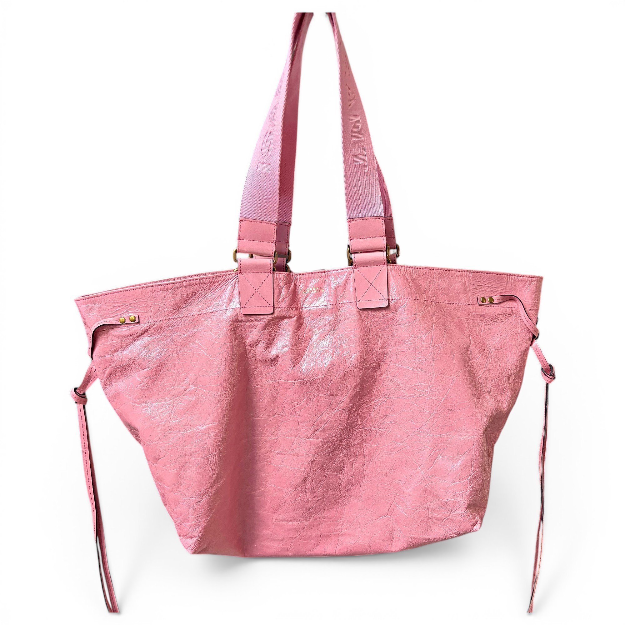 Leather tote