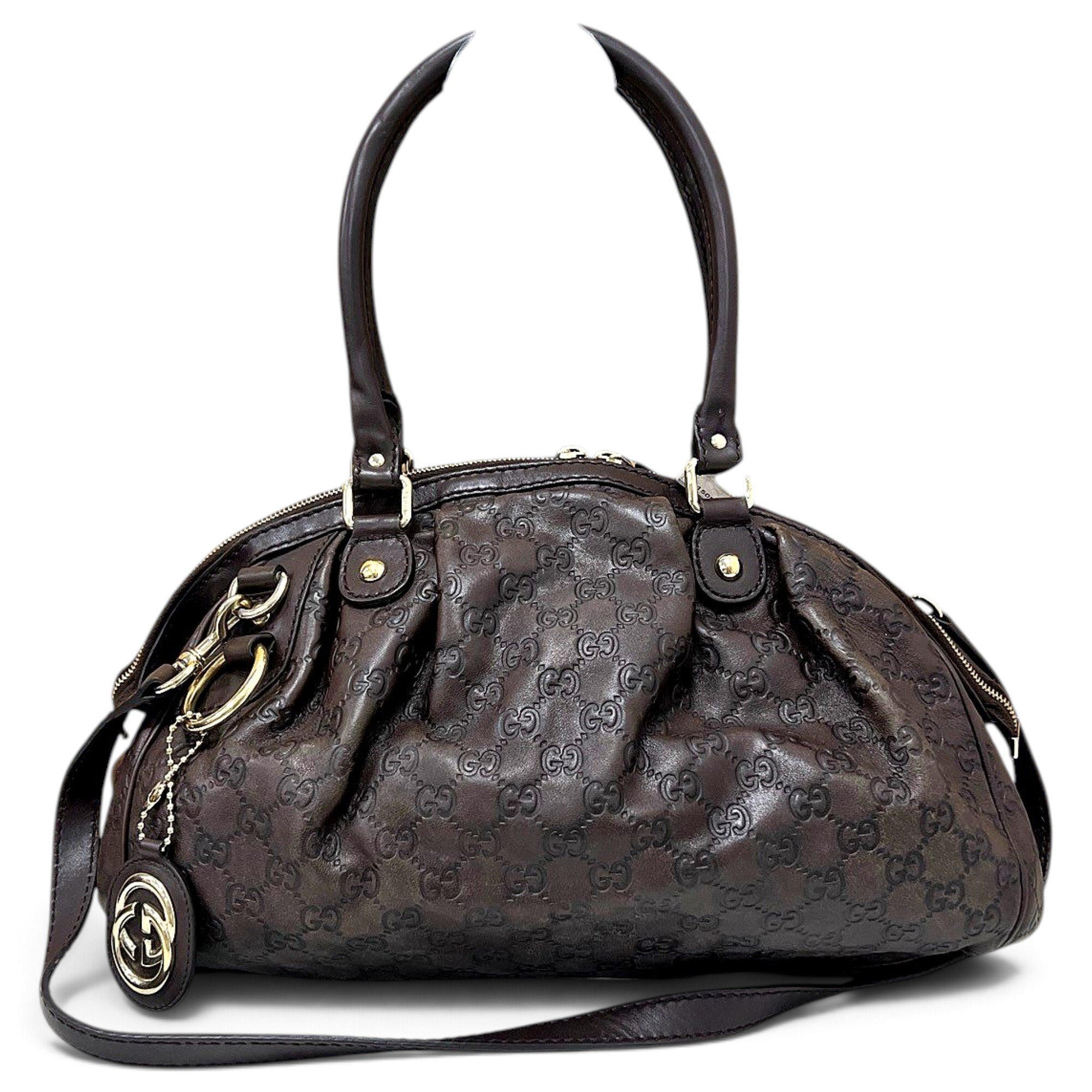 Leather handbag