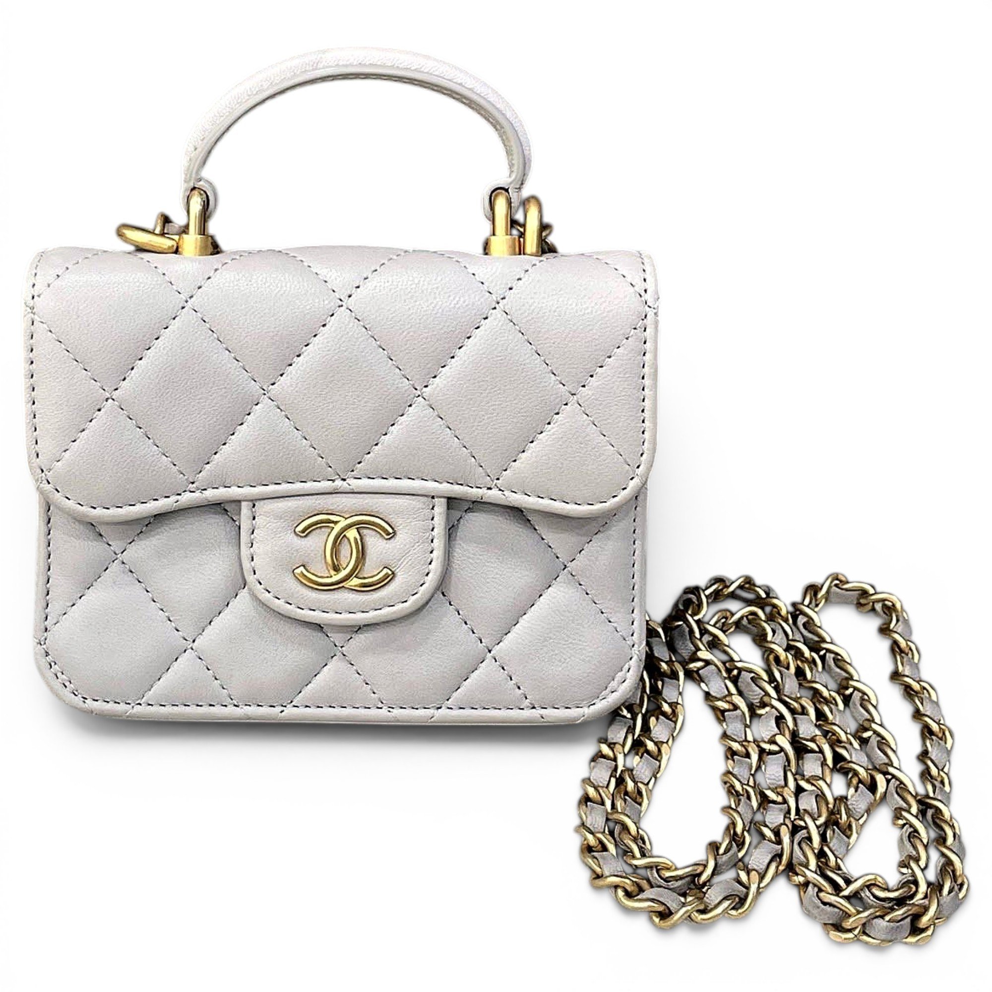 Timeless Classique Top Handle leather handbag