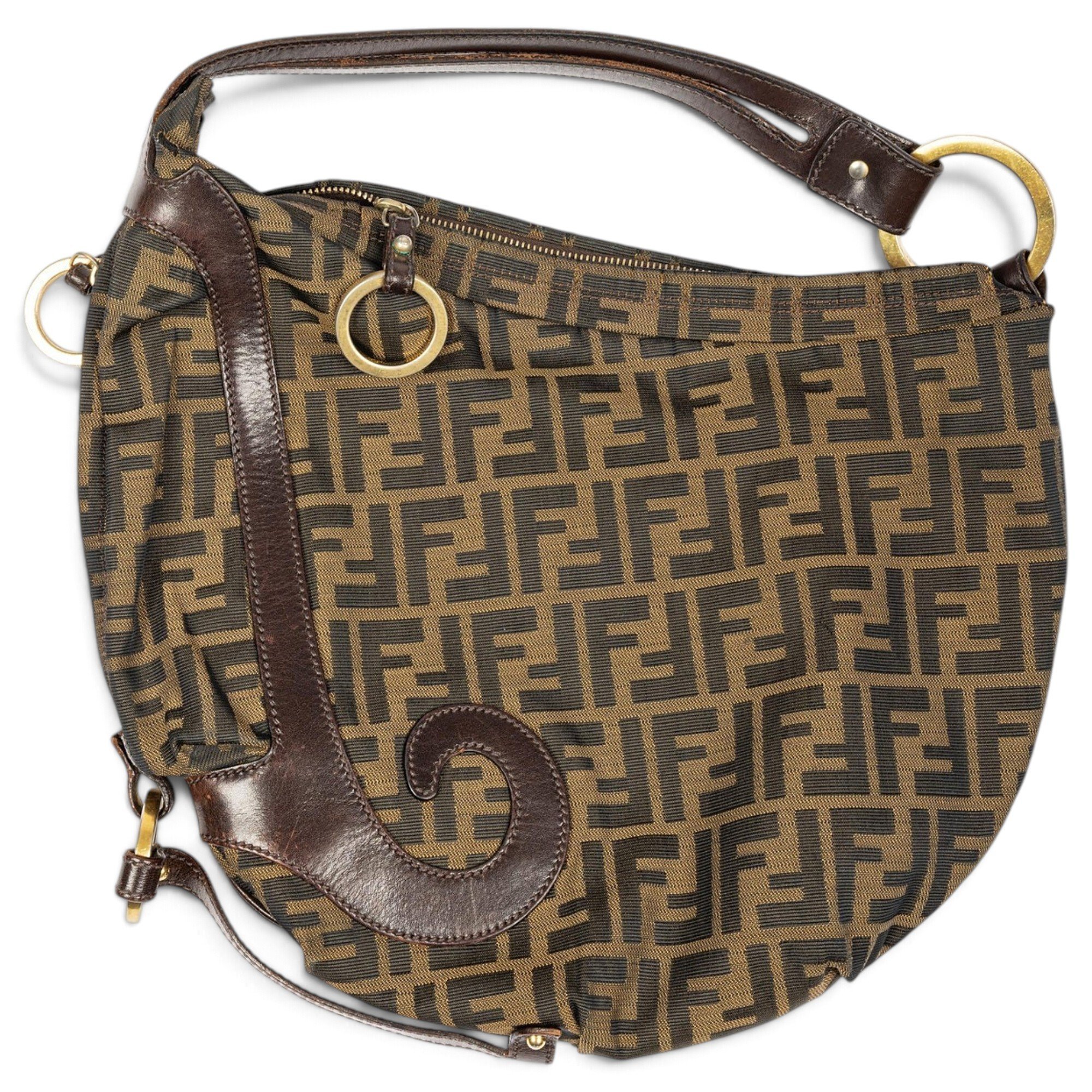 Oyster cloth handbag