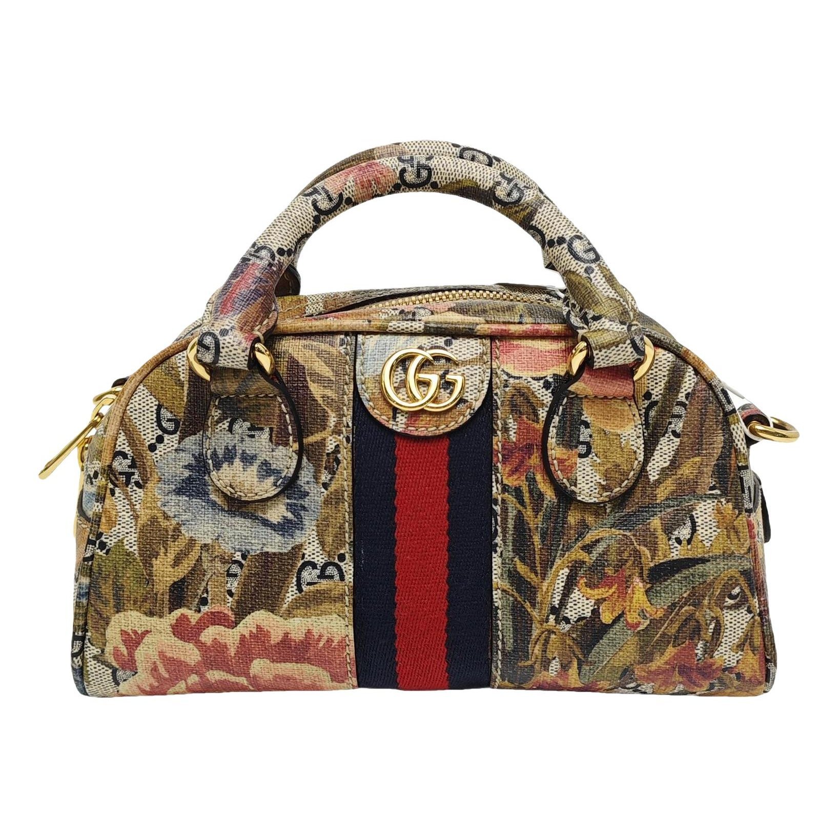 Ophidia cloth crossbody bag