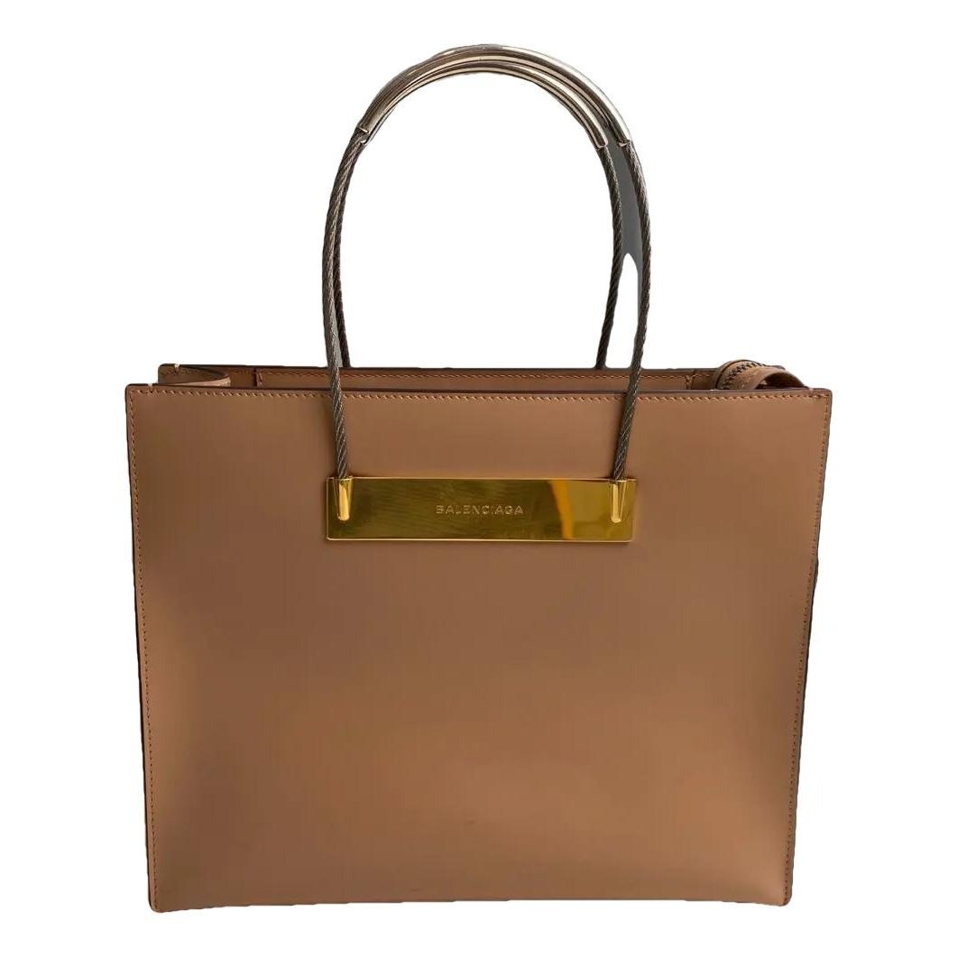 Papier leather handbag