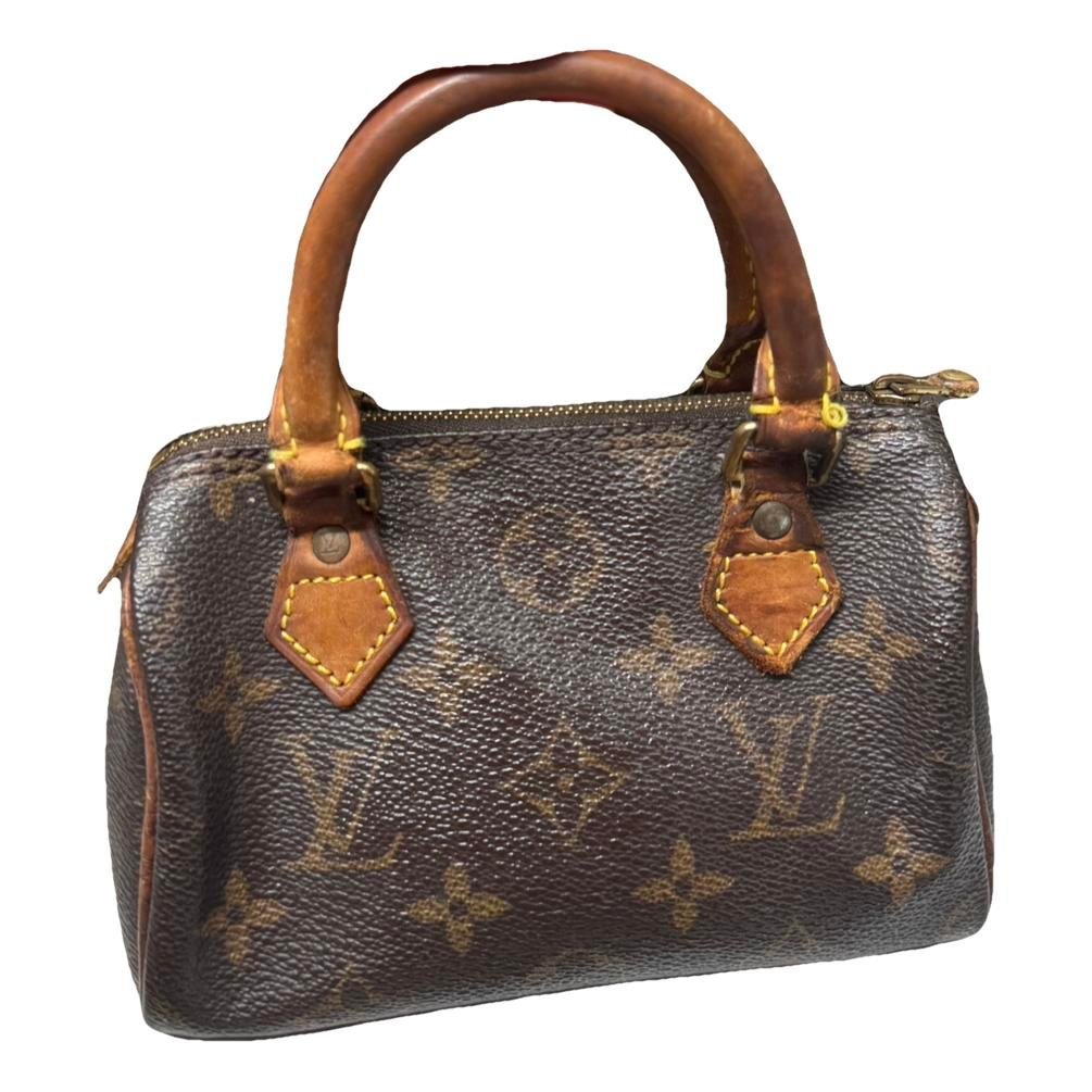 Nano Speedy / Mini HL leather handbag