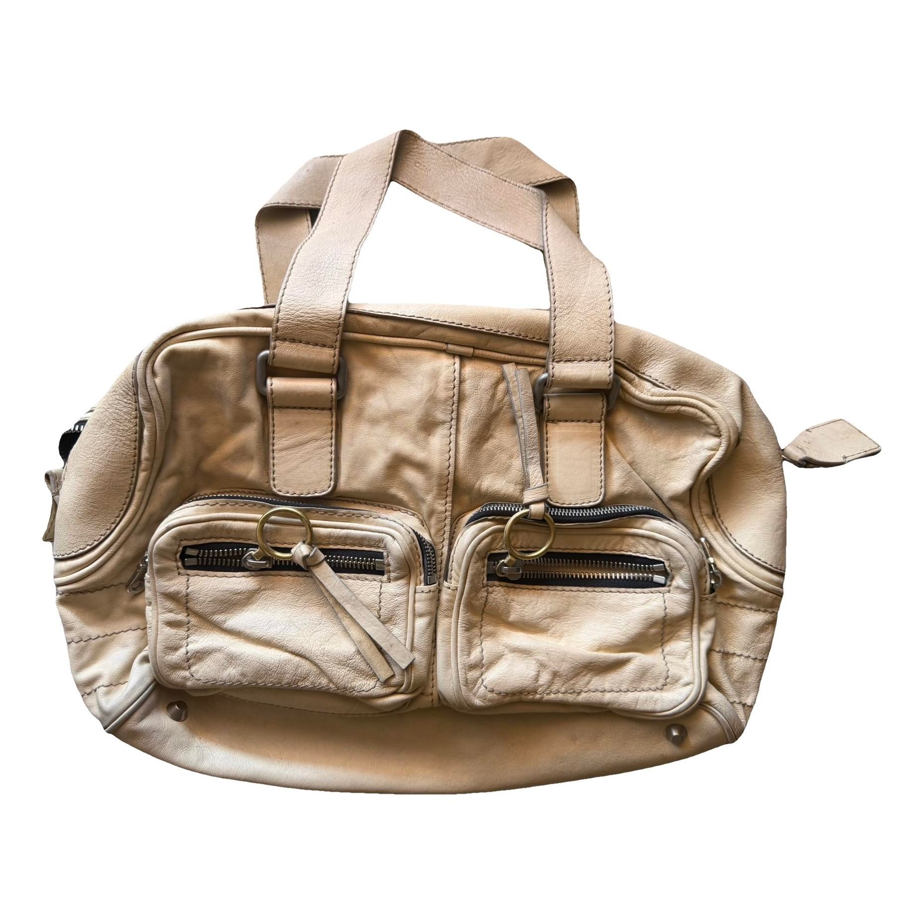 Leather handbag