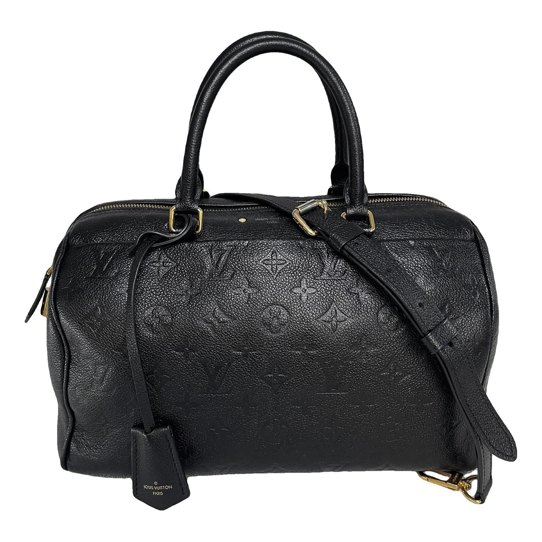 Speedy leather handbag