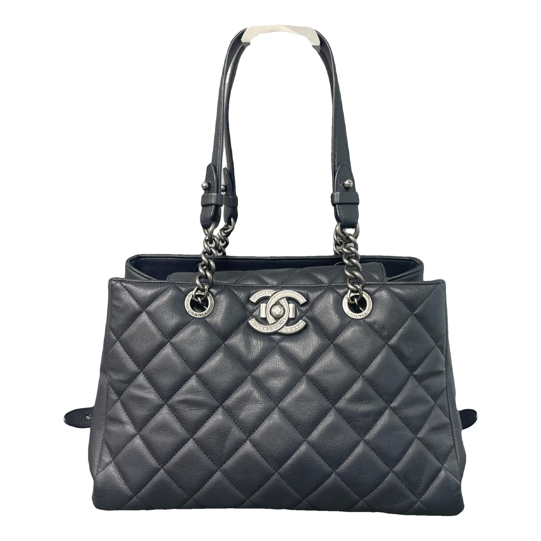 Leather tote