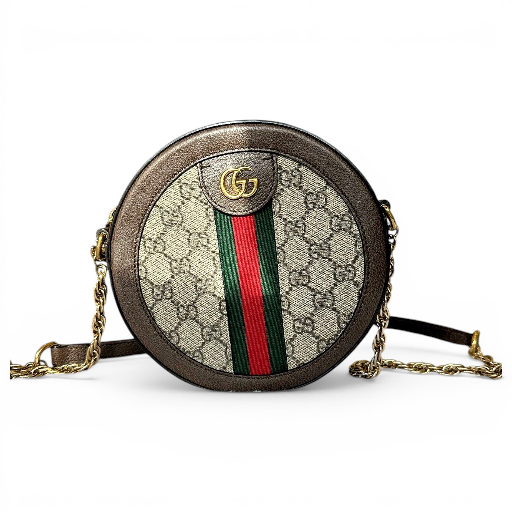 Ophidia Round crossbody bag