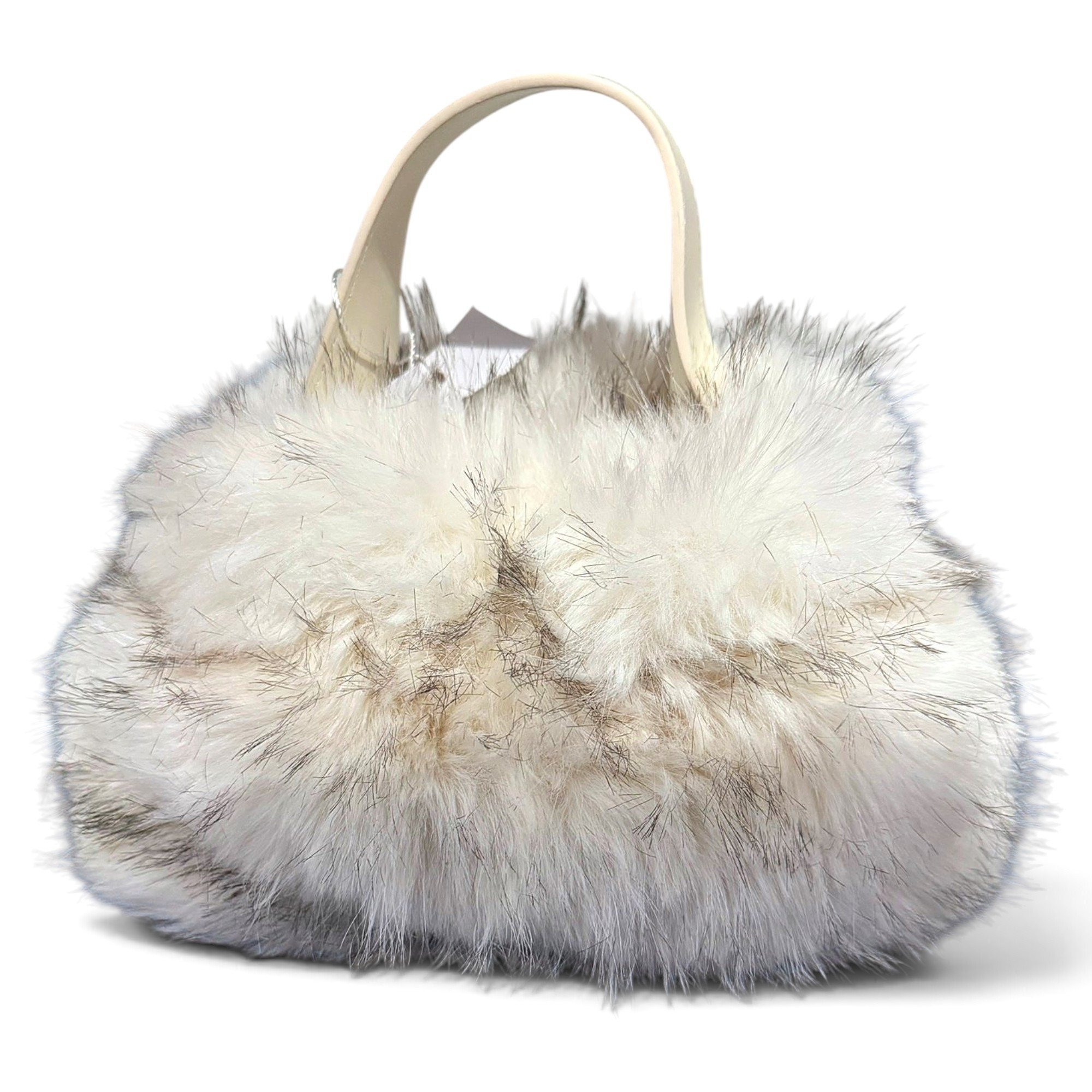 Faux fur handbag