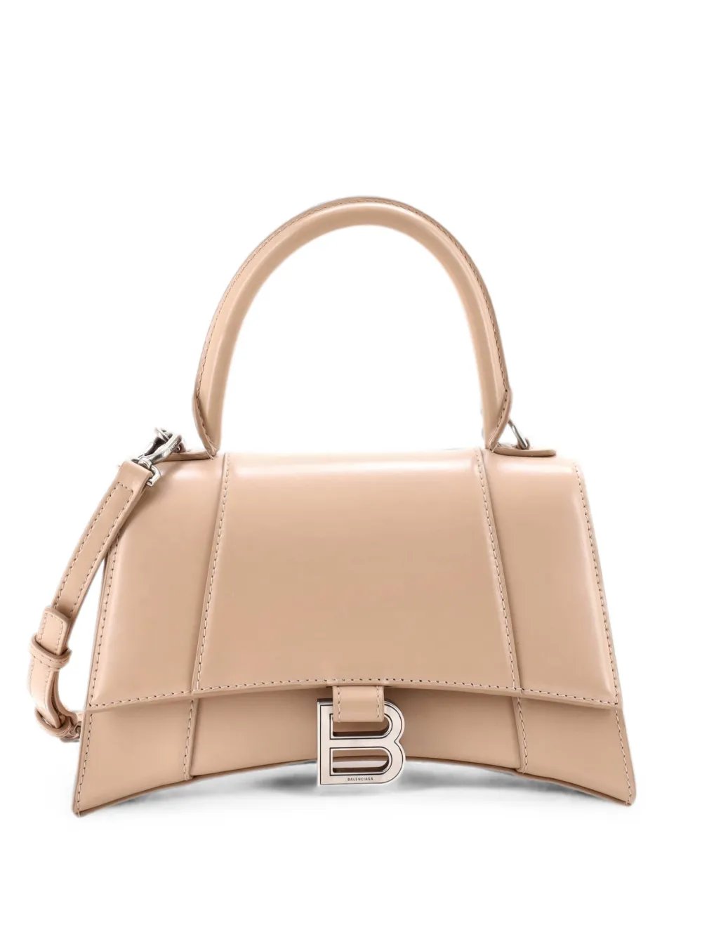 Hourglass Top Handle Bag Leather Small satchel