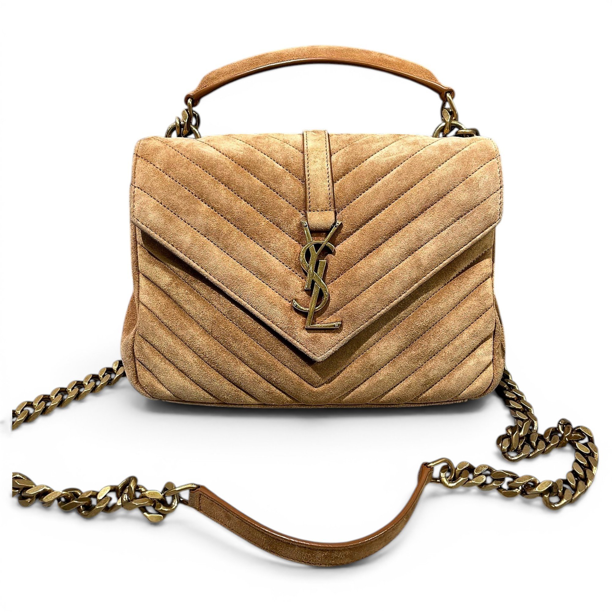 Collége monogramme leather handbag