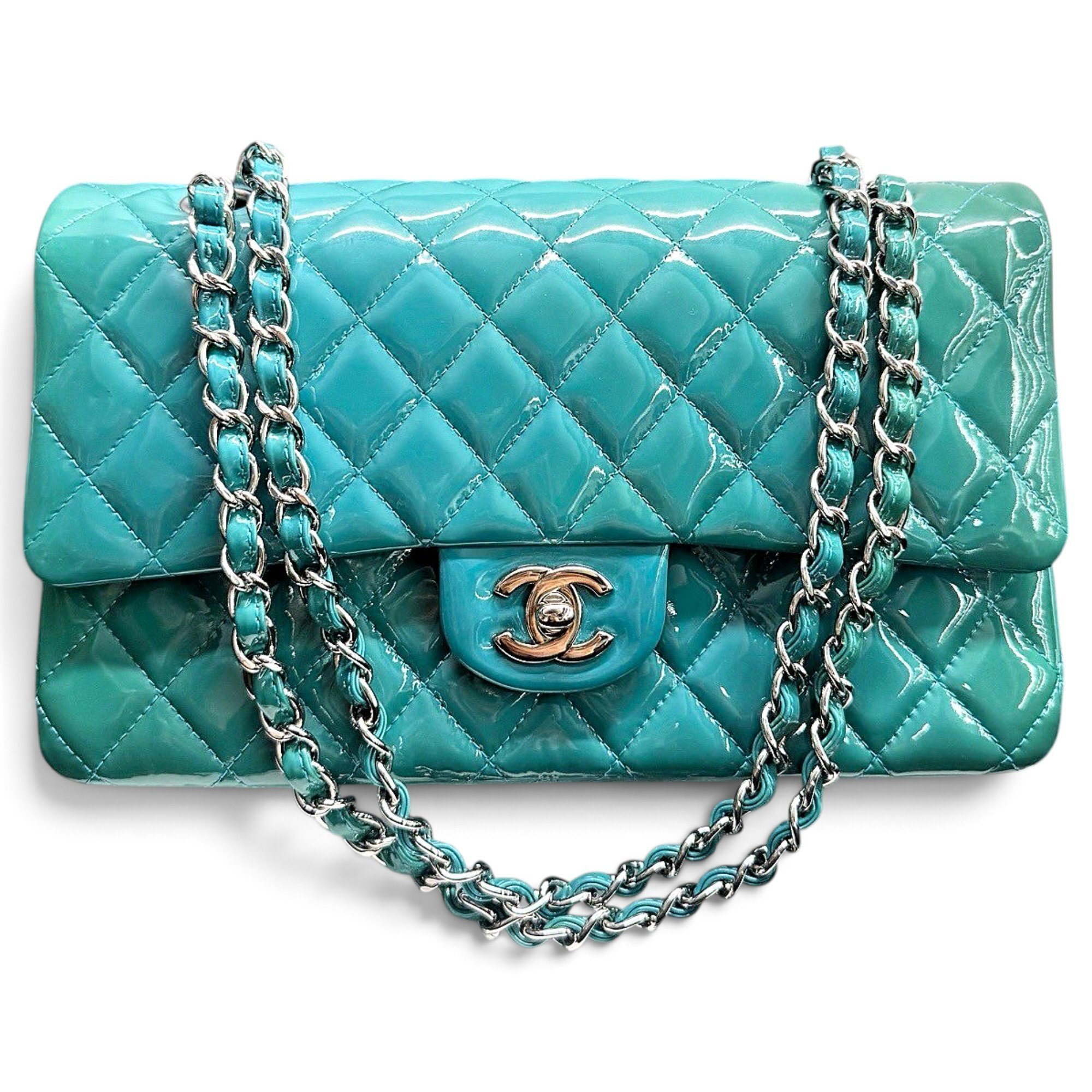Timeless/Classique patent leather handbag