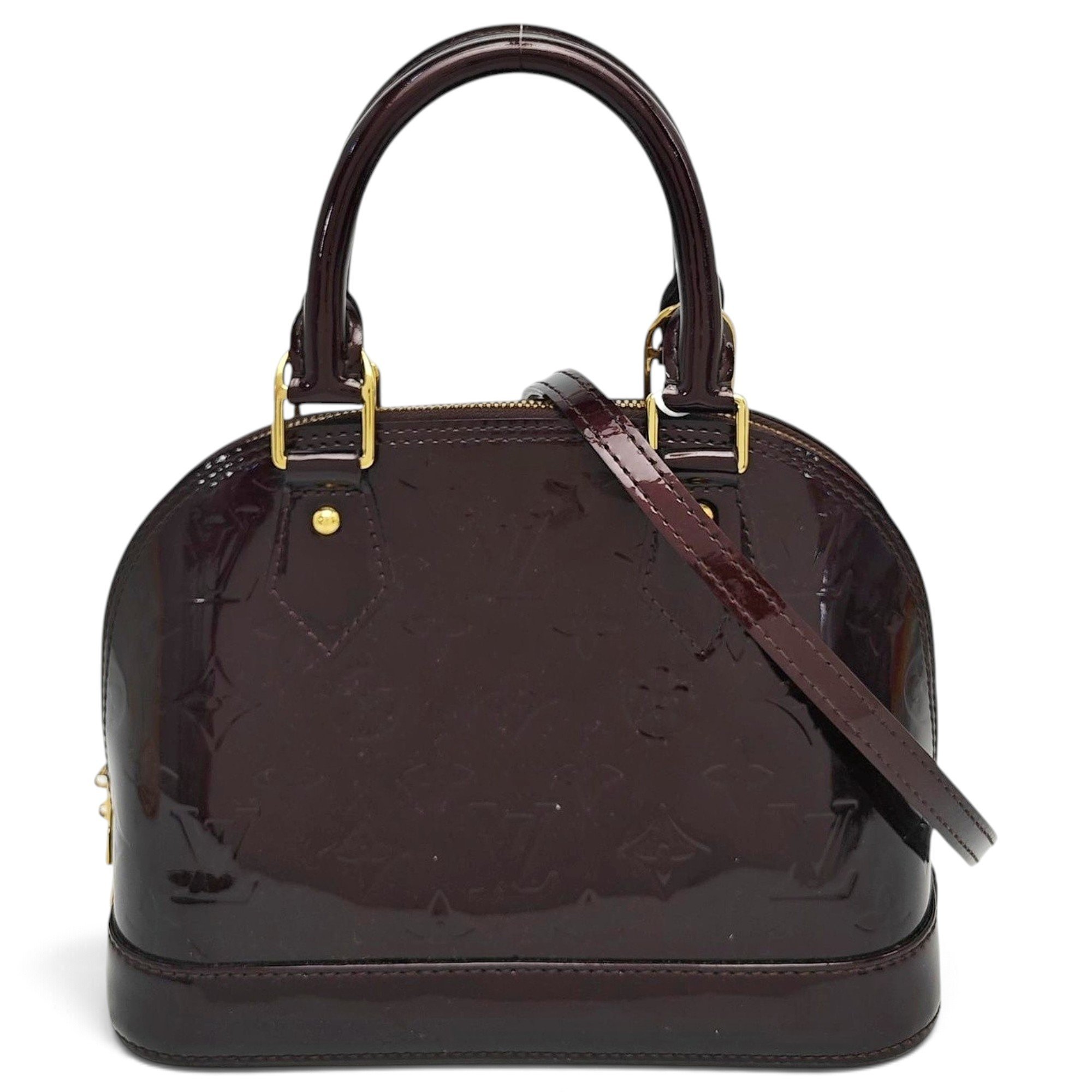 Alma patent leather handbag
