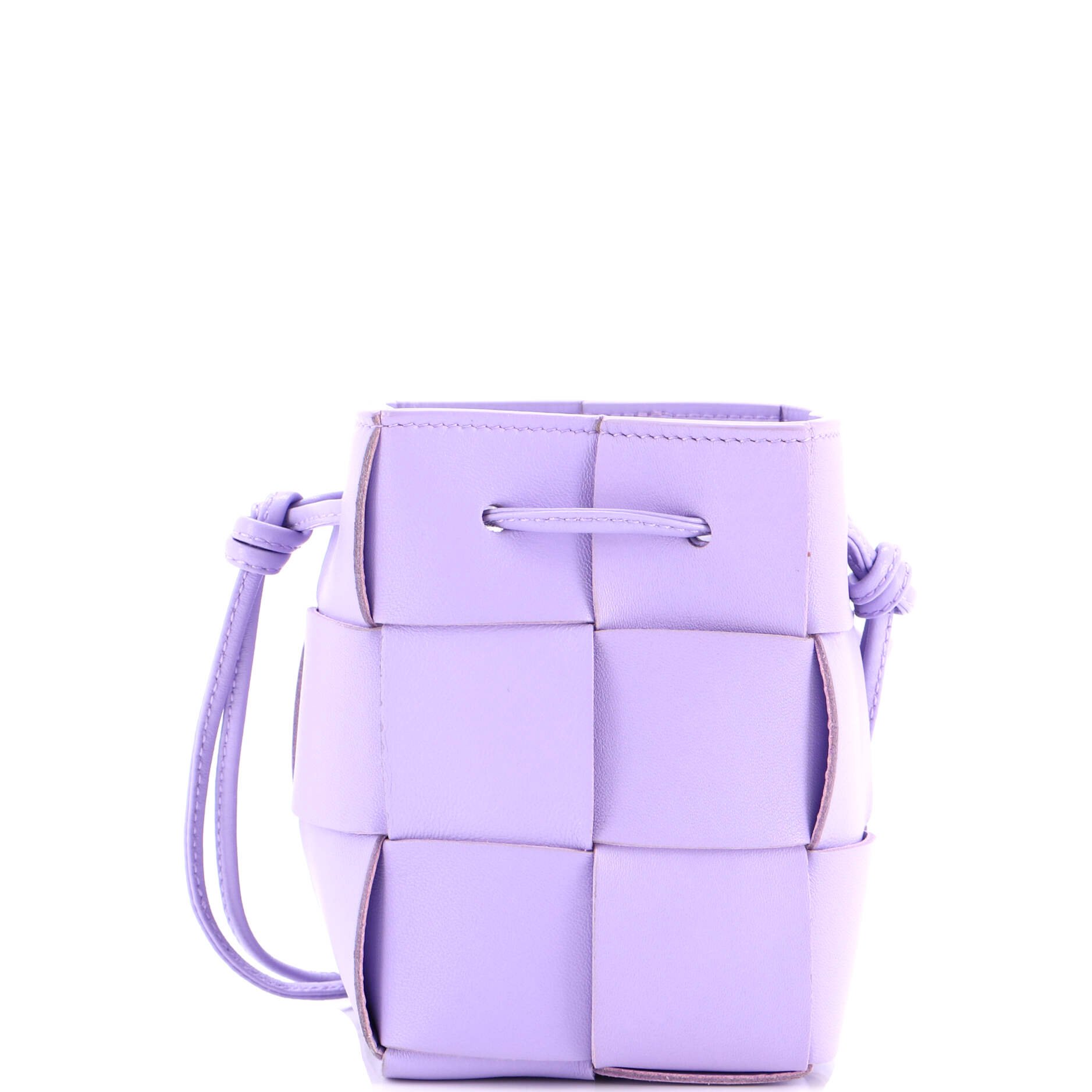 Bottega Veneta Cassette Bucket Bag Maxi Intrecciato Leather Mini