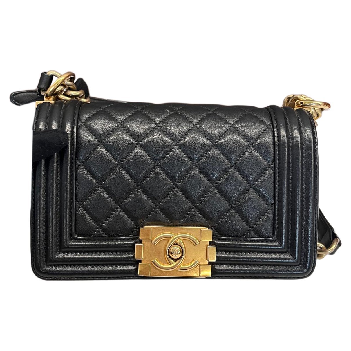 Boy leather crossbody bag