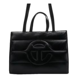 Telfar Medium Shopping Bag leather tote