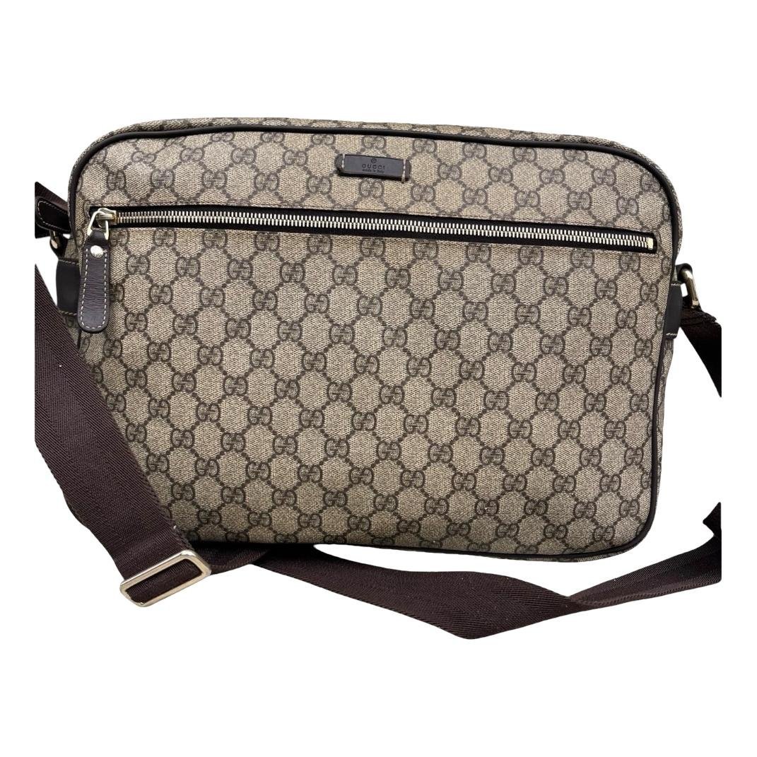 Ophidia GG Supreme leather handbag