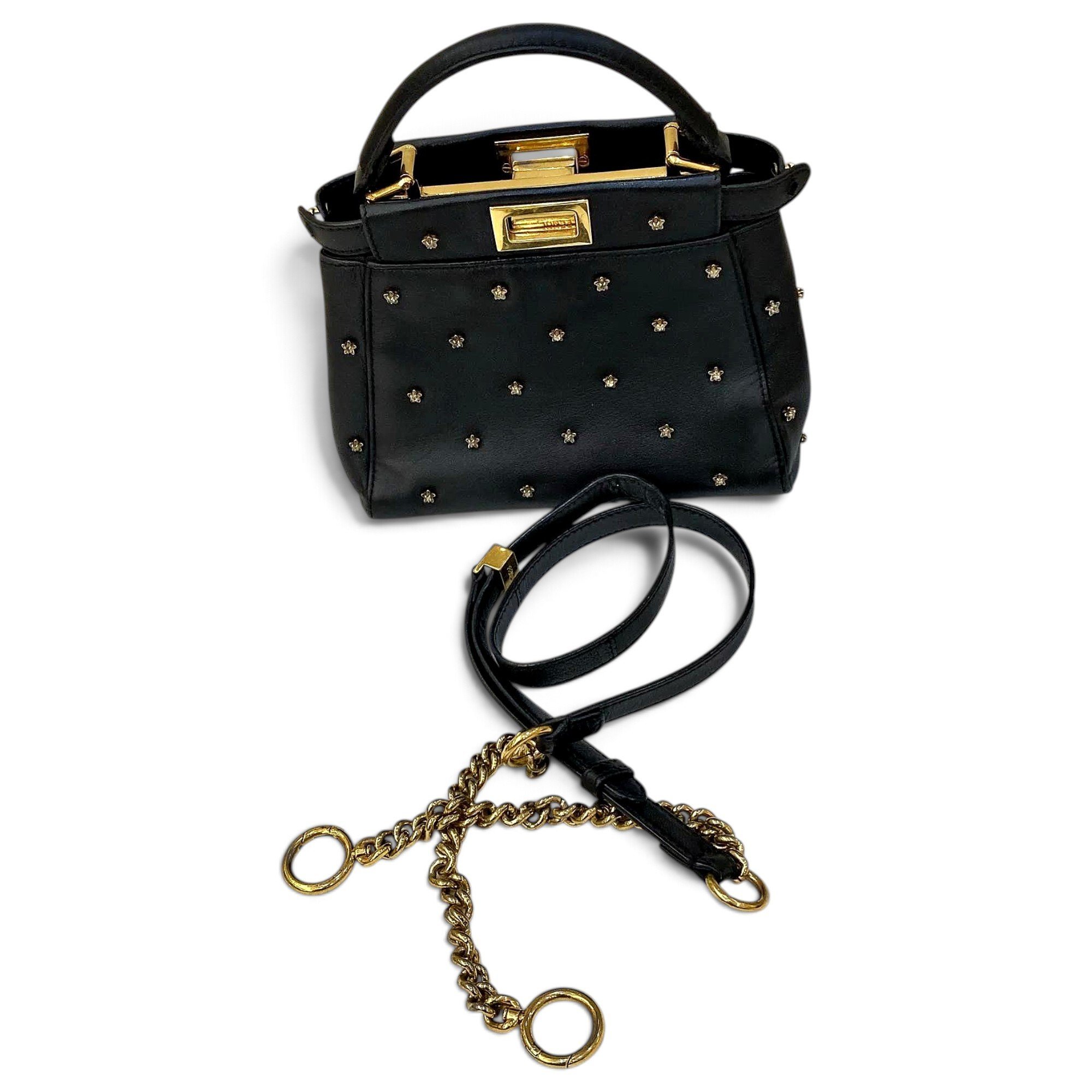 Peekaboo leather mini bag