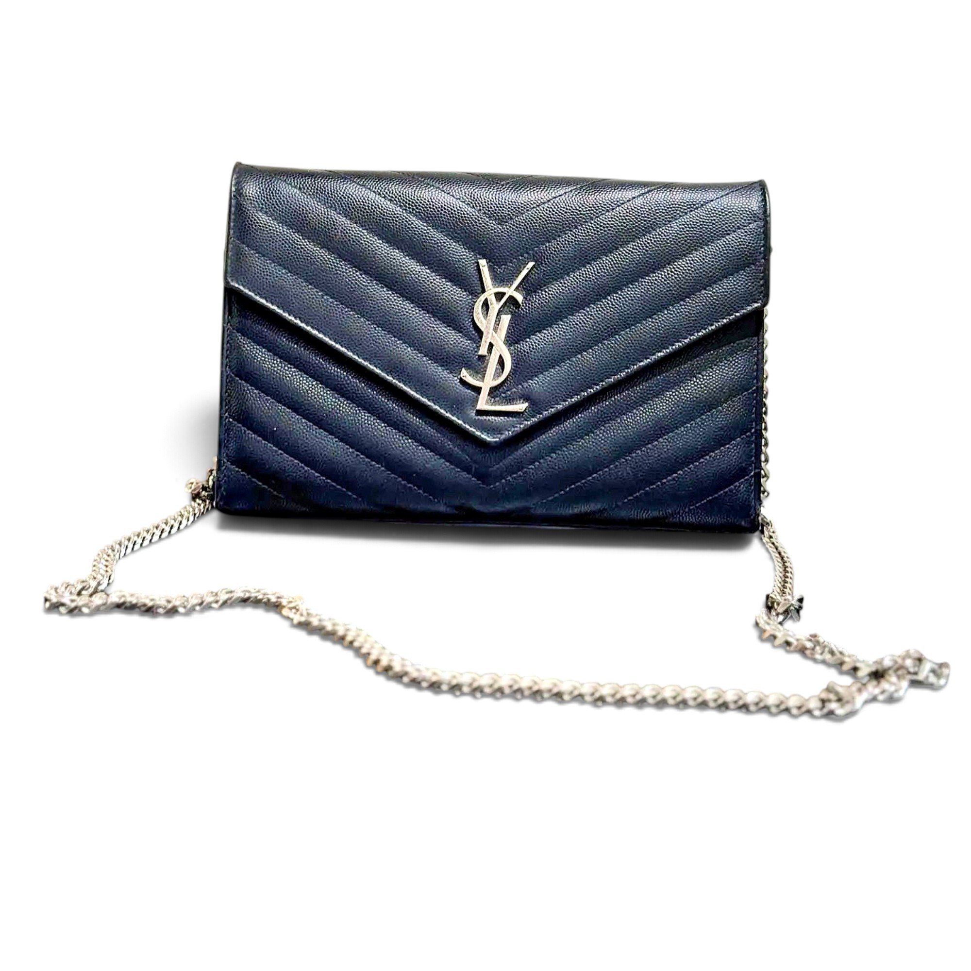 Portefeuille enveloppe leather crossbody bag