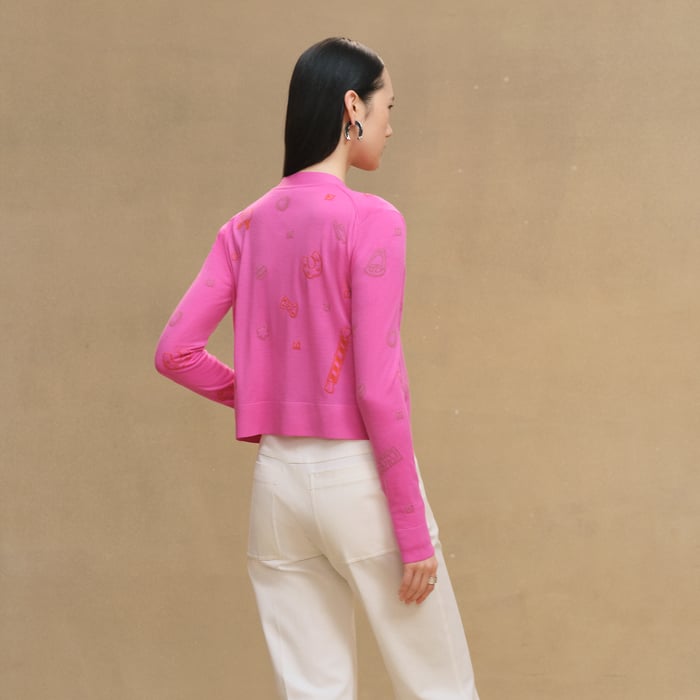 Rose Sakura "Candy Libris Bandana" Light Long-sleeve Cardigan