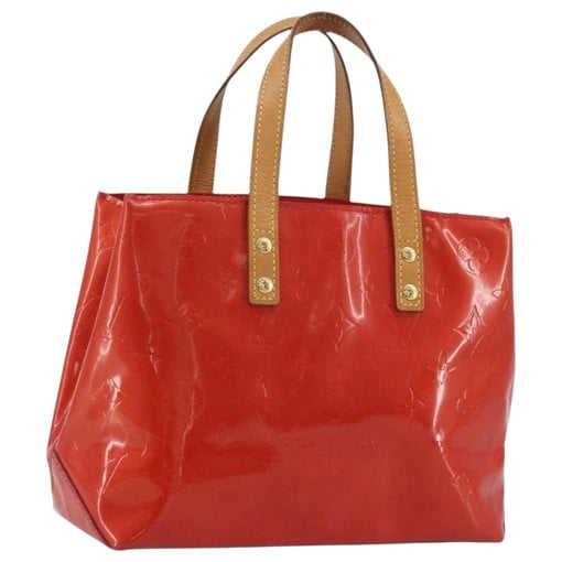 Reade patent leather handbag