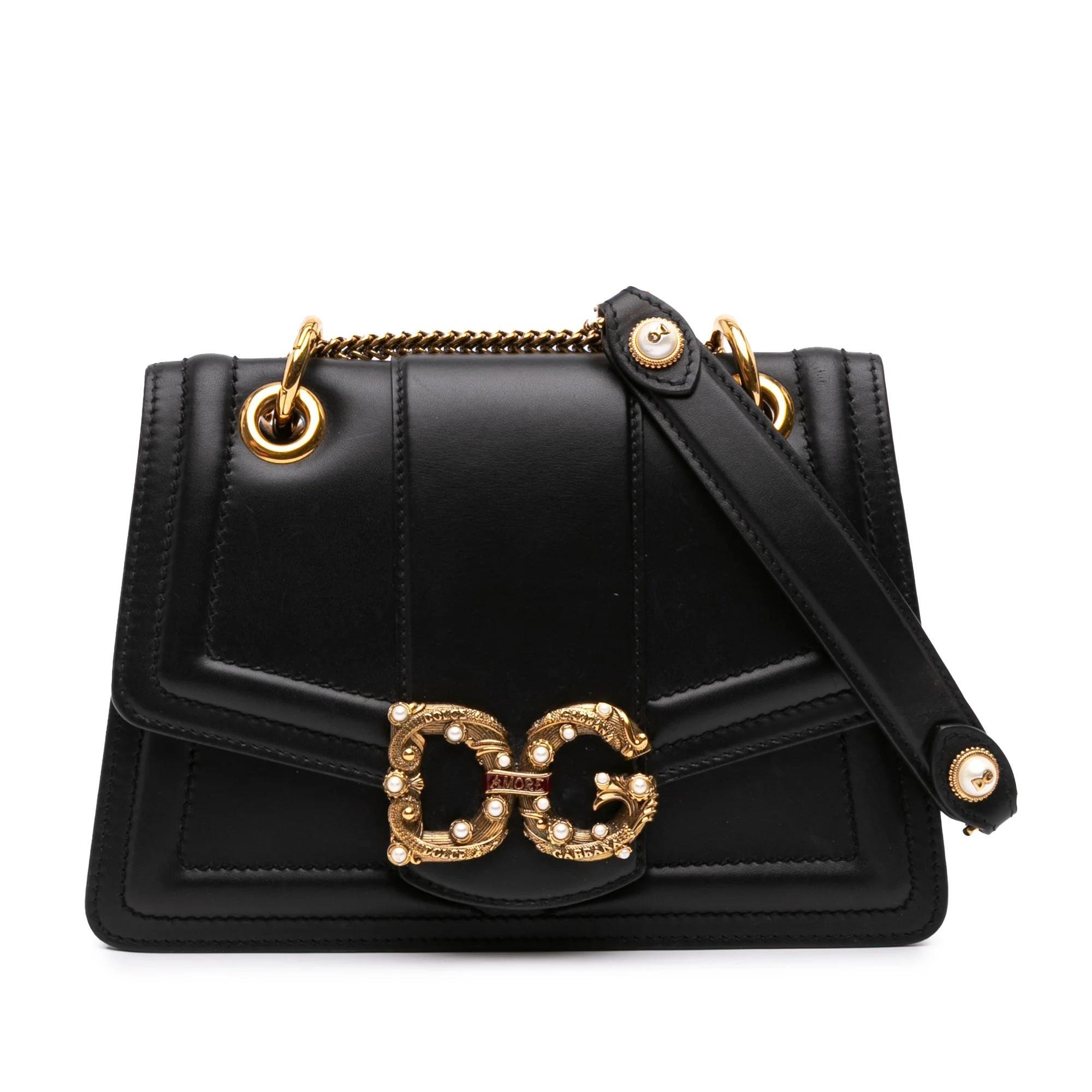 Dolce & Gabbana DG Amore pony-style calfskin handbag