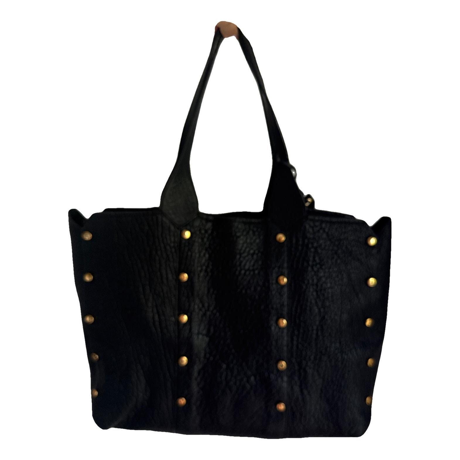 Leather tote