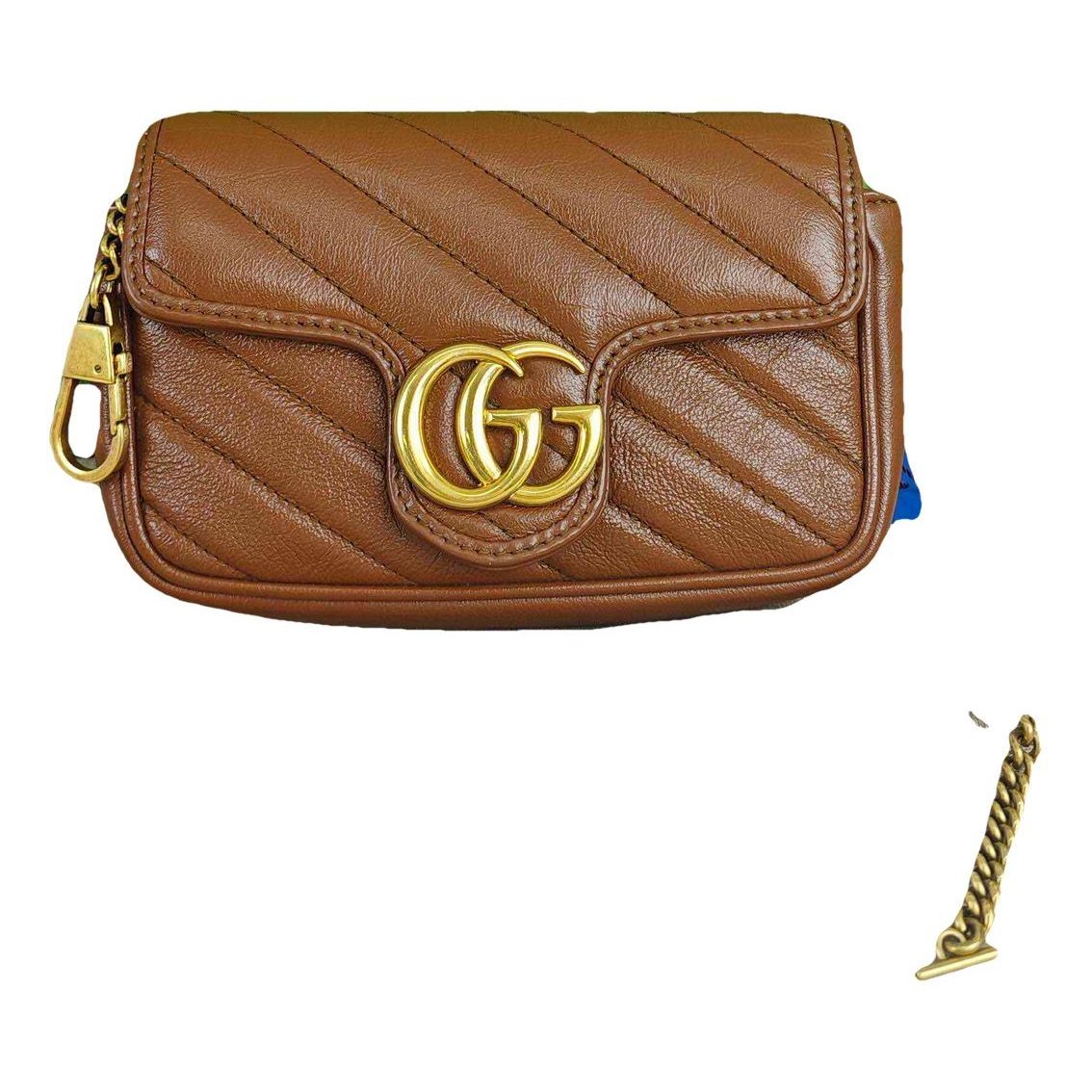 GG Marmont Chain leather crossbody bag