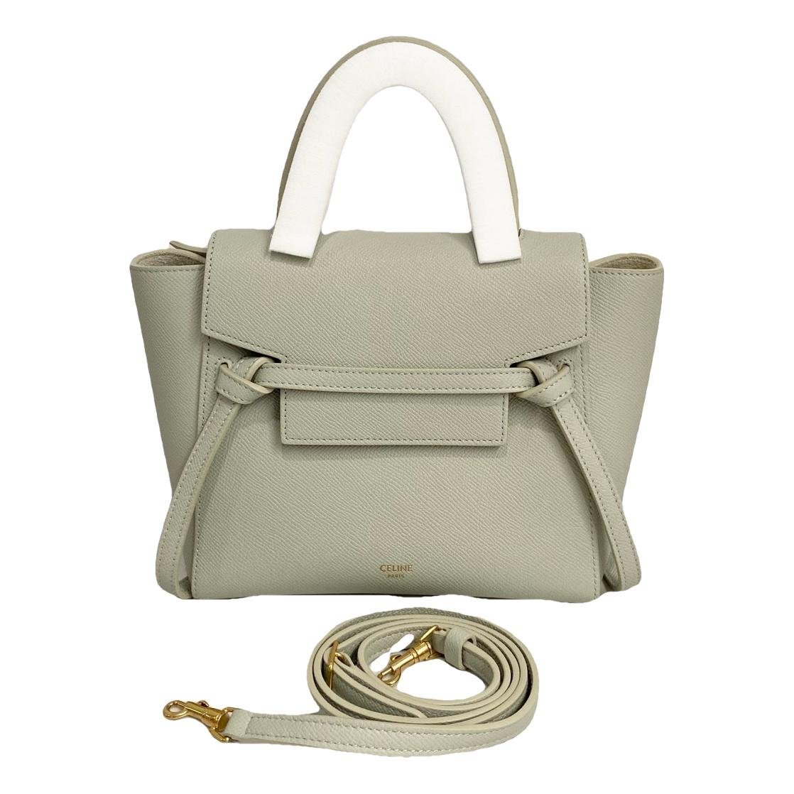 Belt leather handbag