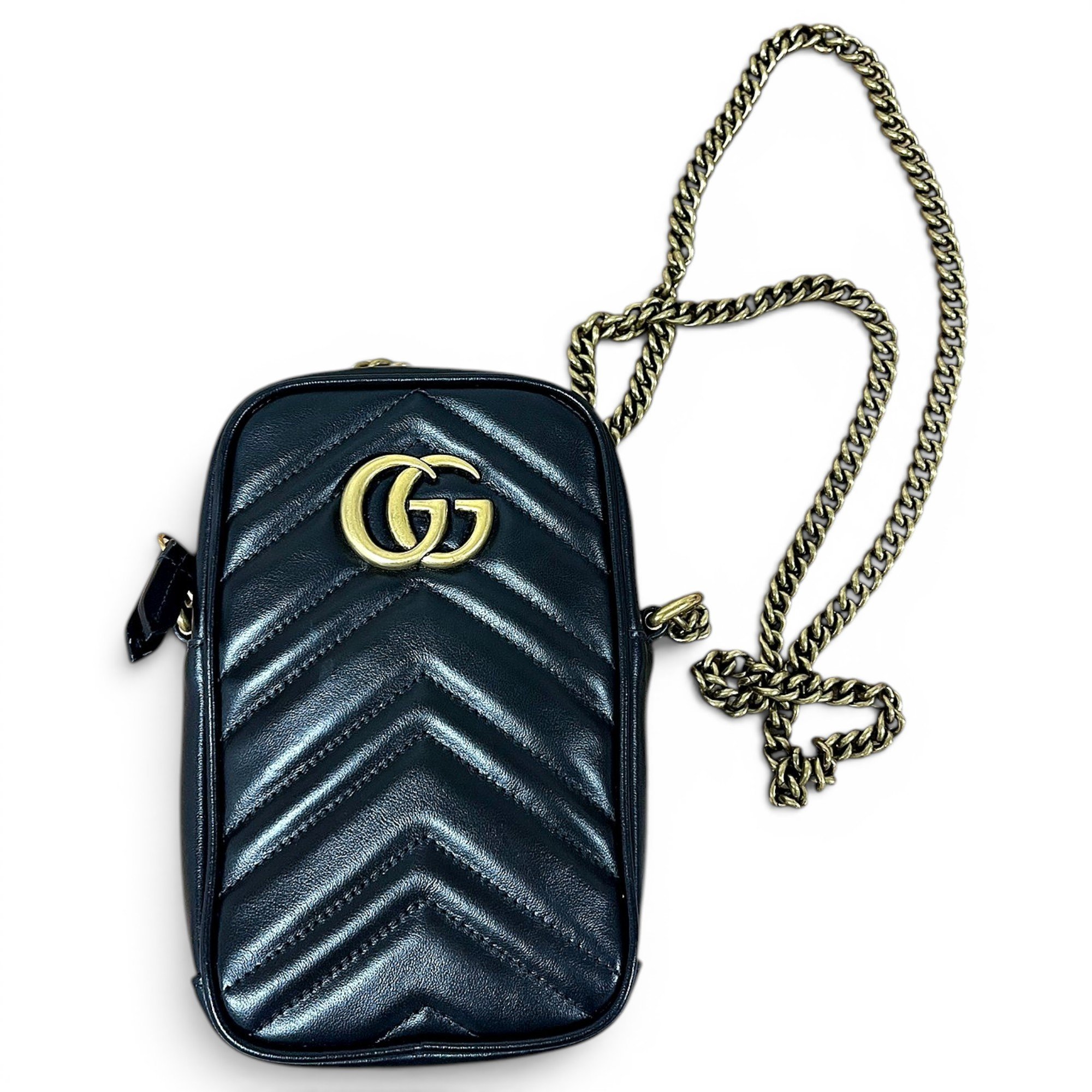 GG Marmont Phone leather crossbody bag