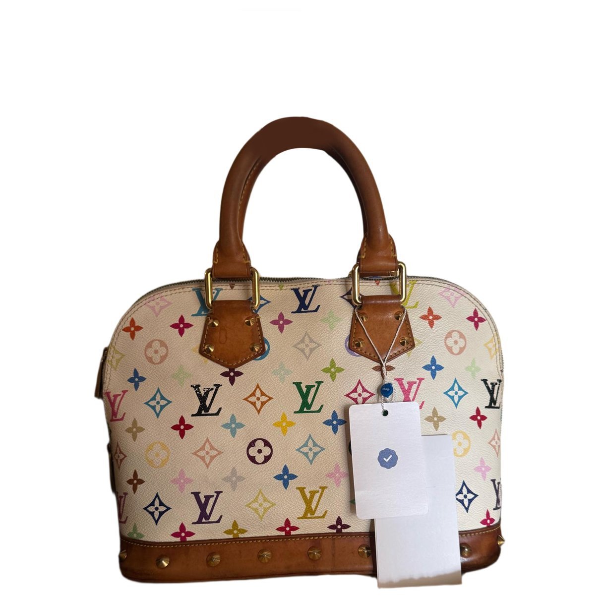 Alma leather handbag