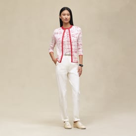 "Cahier du Colporteur" buttoned cardigan
