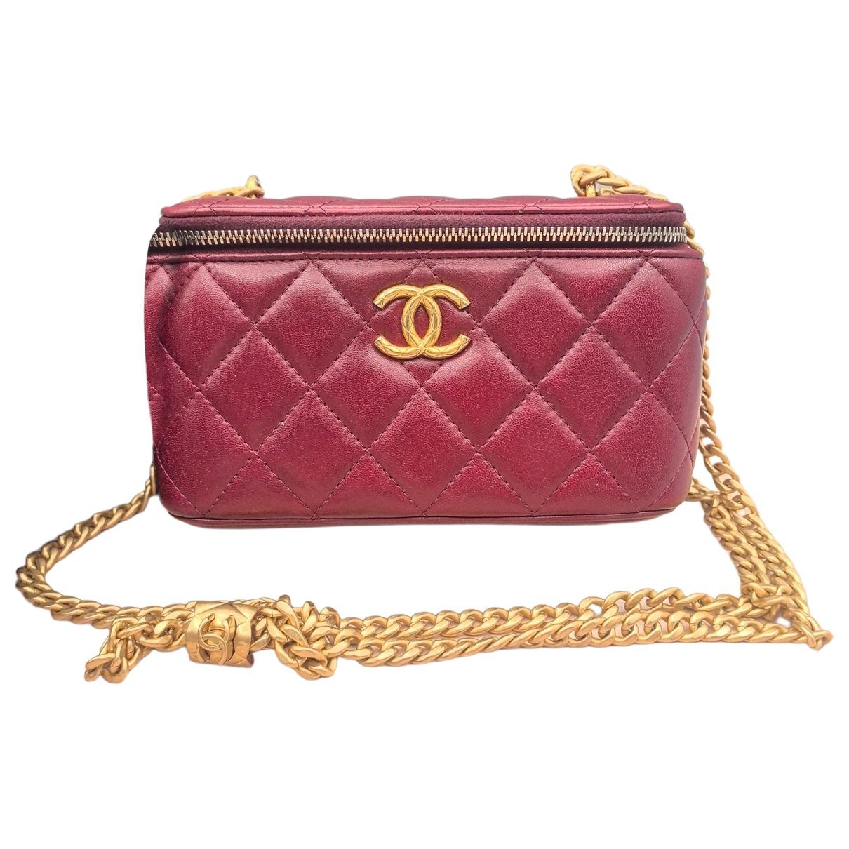Vanity leather mini bag