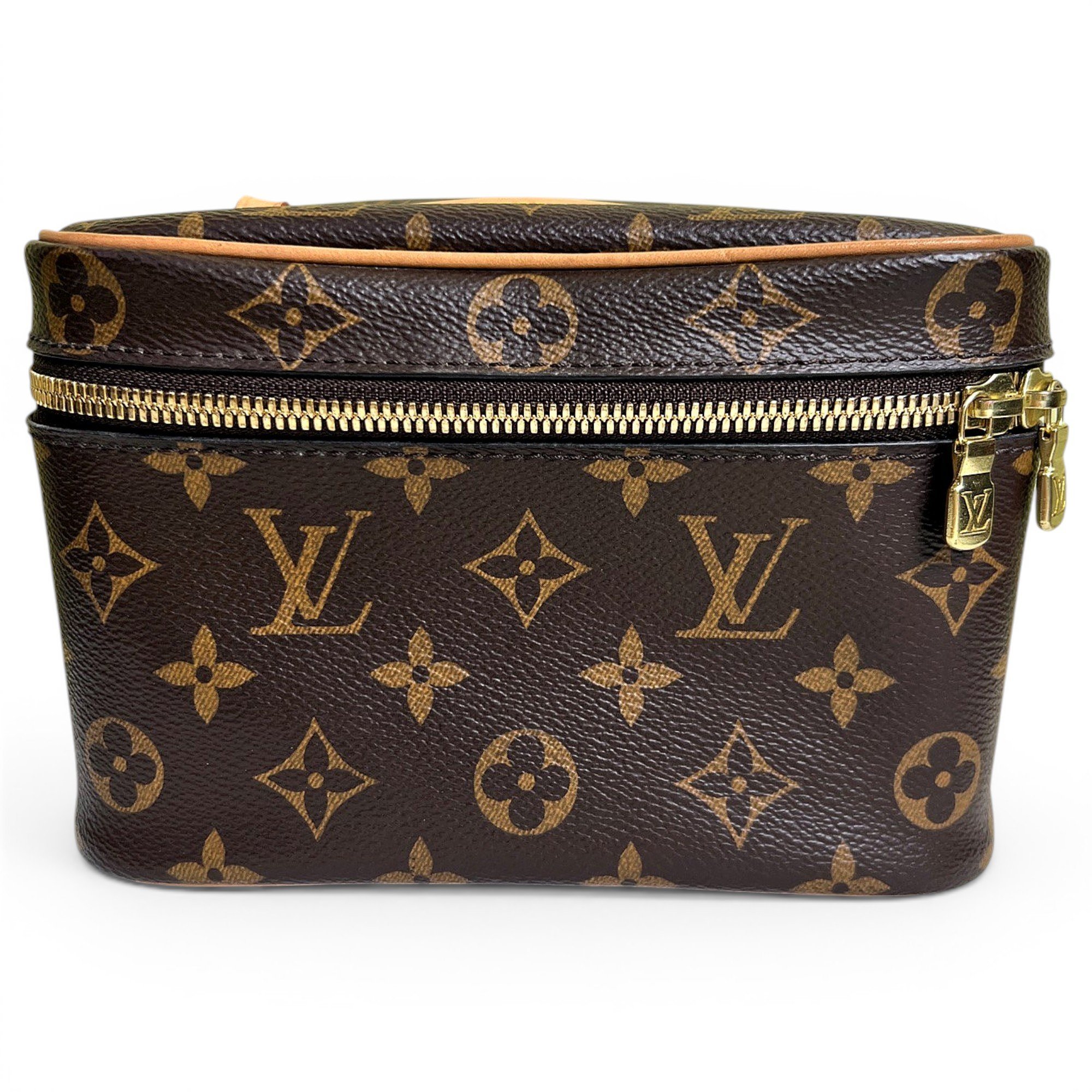 Vanity leather handbag