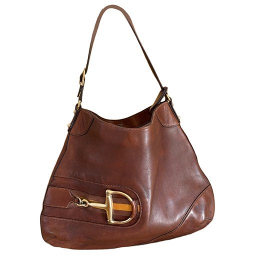 Hobo leather handbag