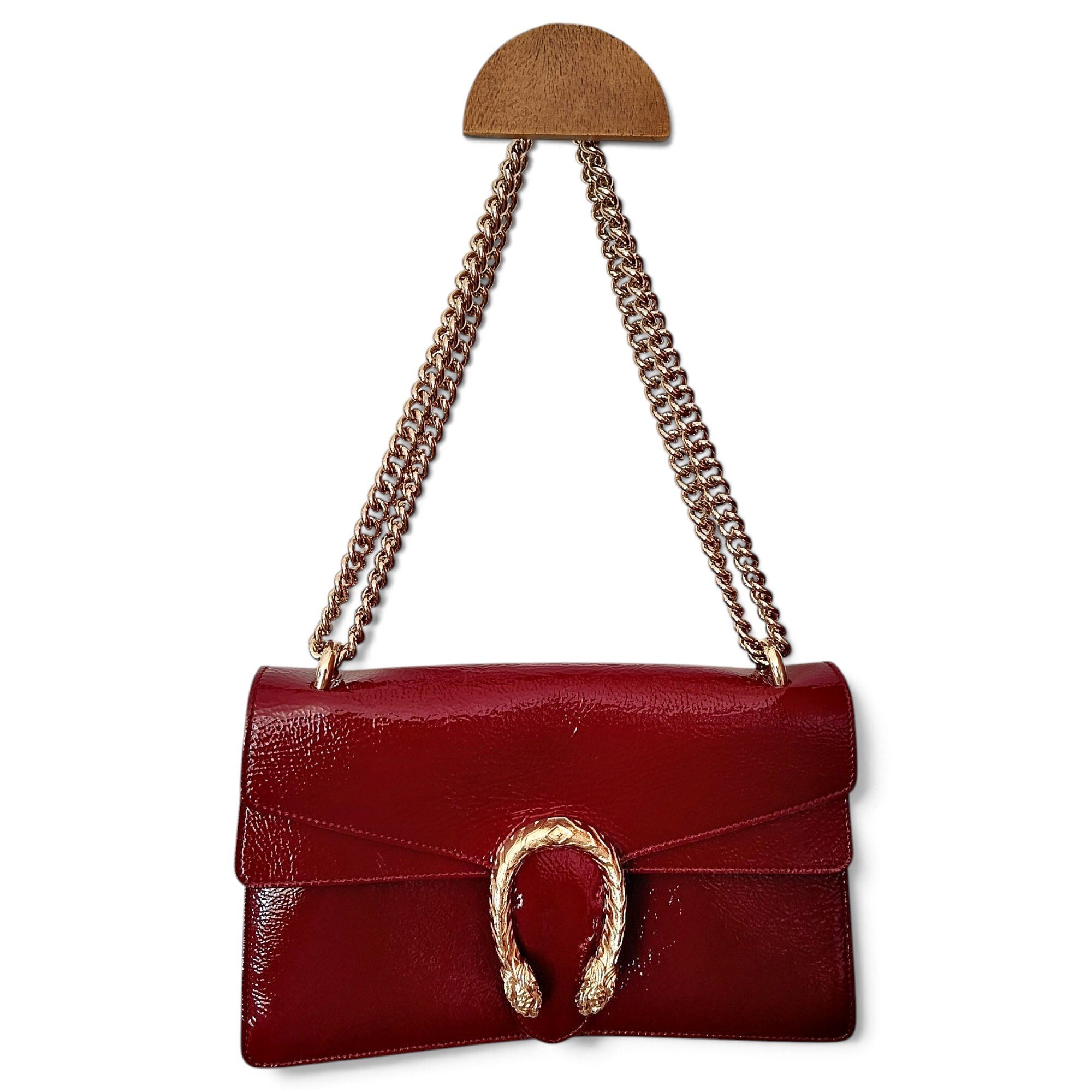 Dionysus patent leather handbag