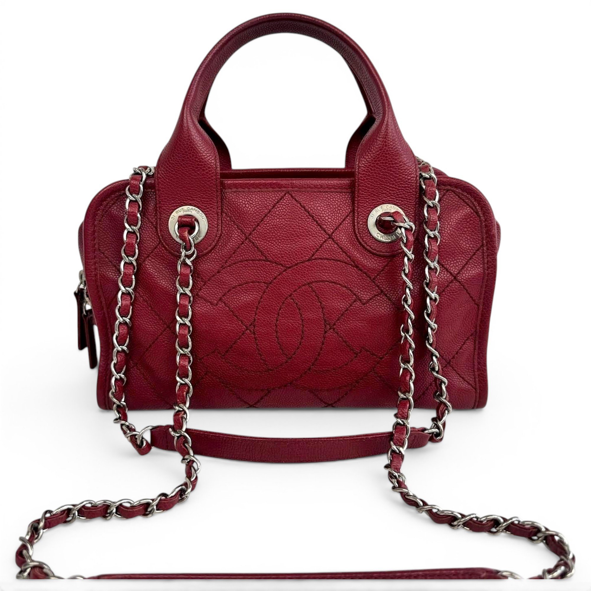 Leather handbag
