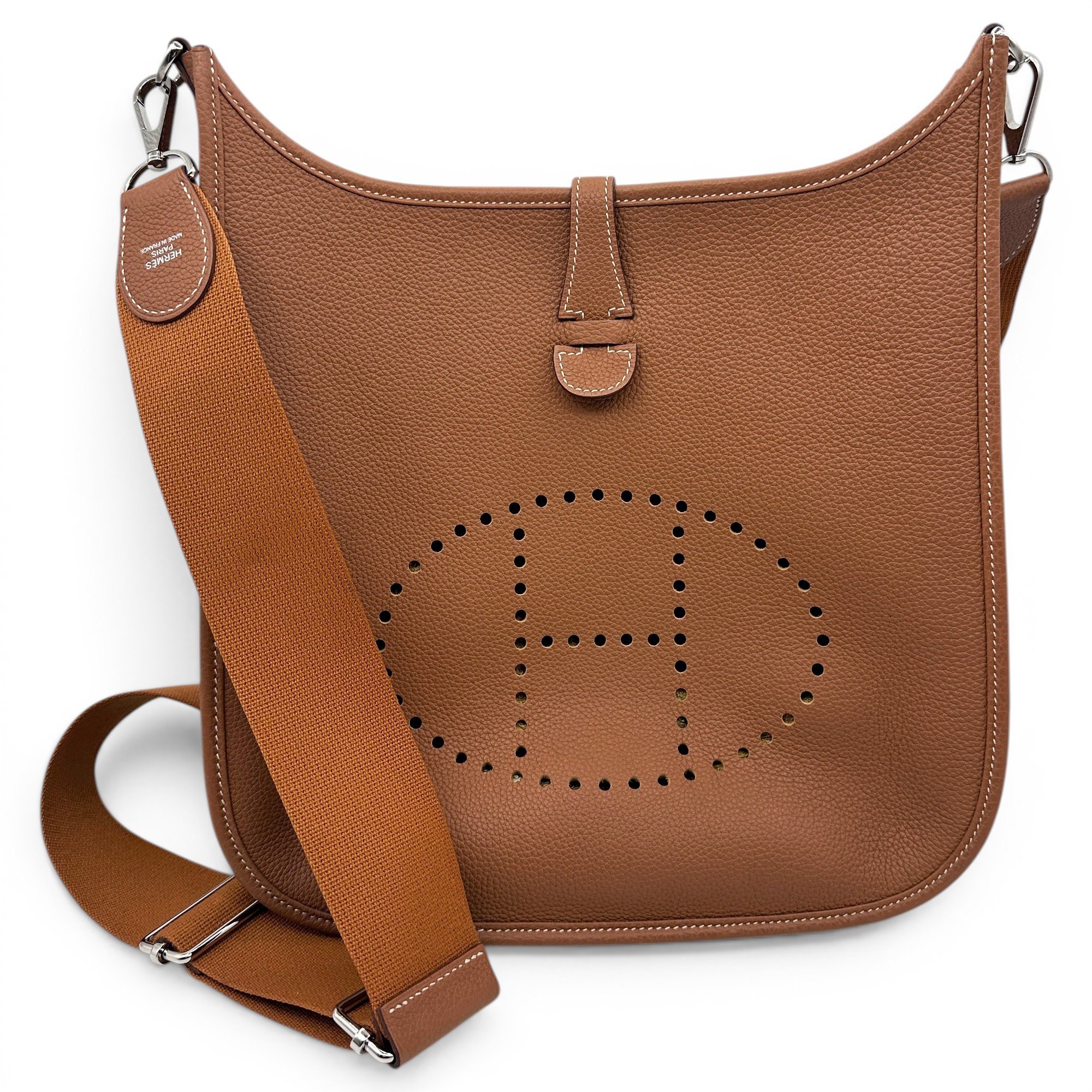 Evelyne leather crossbody bag