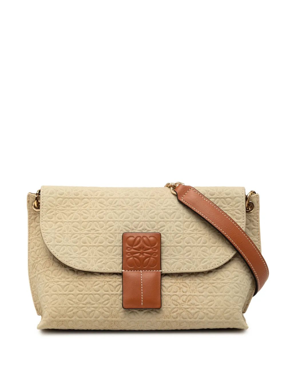 2017 Canvas Repeat Anagram Avenue crossbody bag